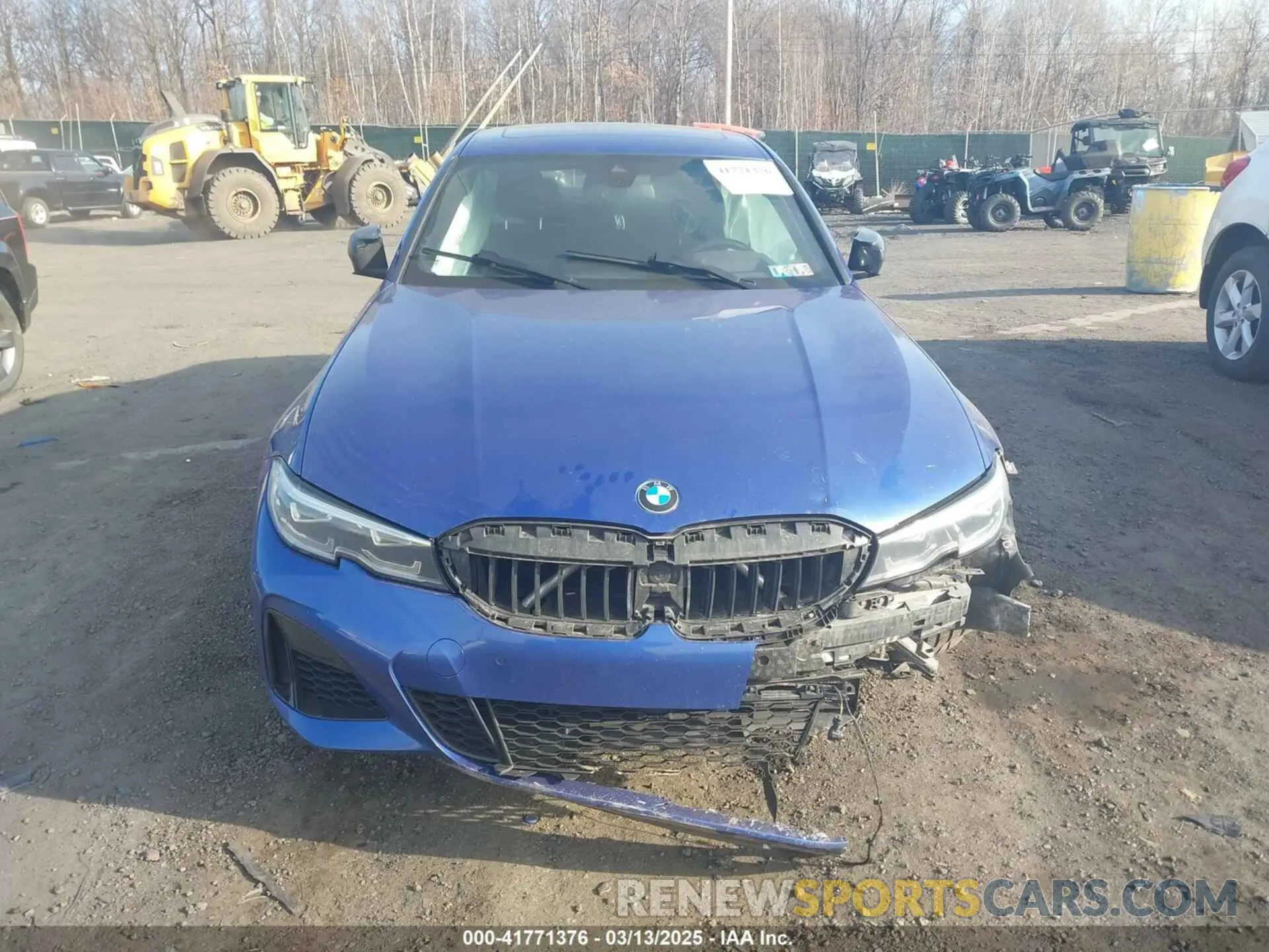 12 Photograph of a damaged car 3MW5U9J08M8B91253 BMW 3 SERIES 2021