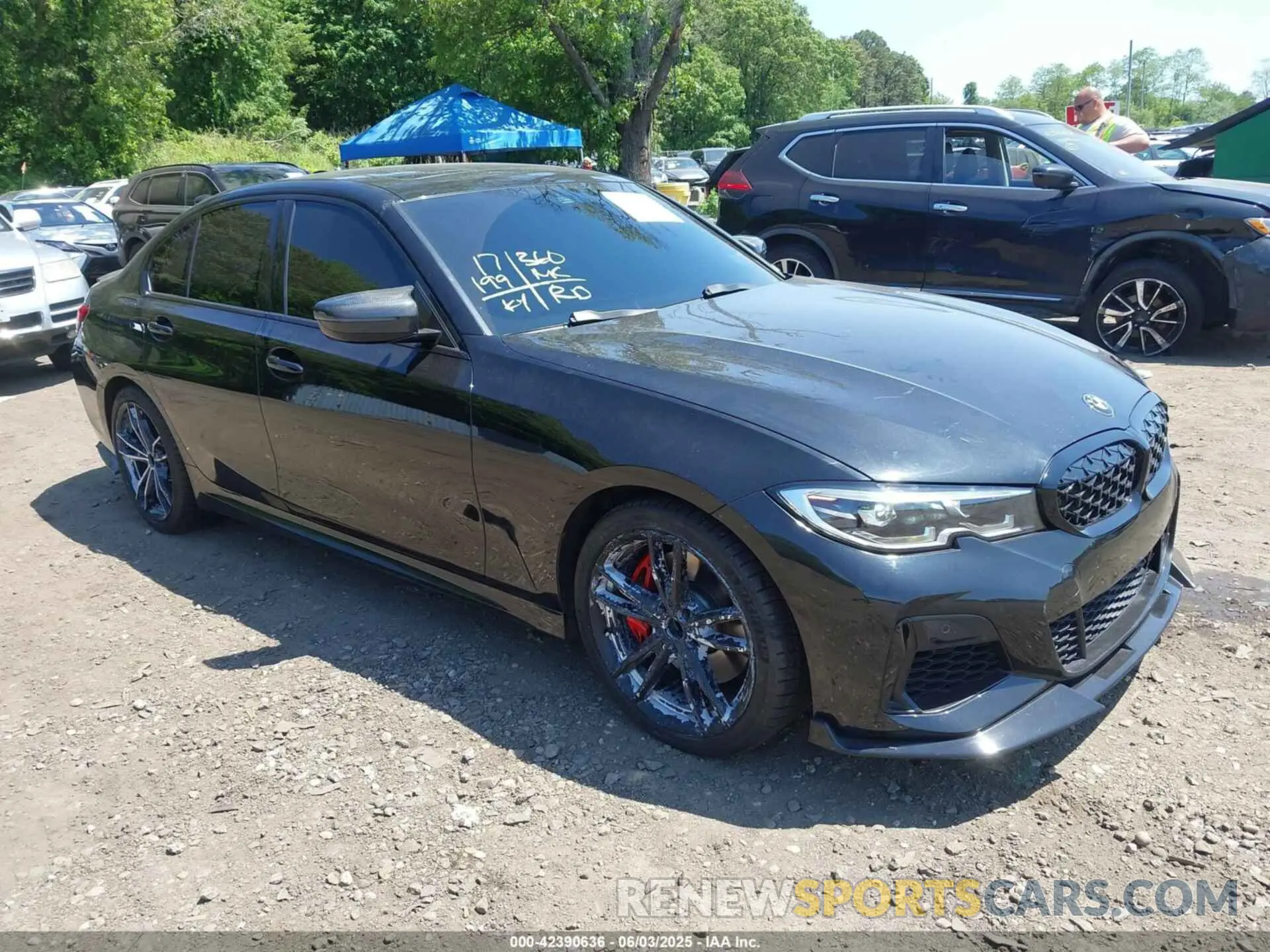 1 Photograph of a damaged car 3MW5U9J09M8B72761 BMW 3 SERIES 2021
