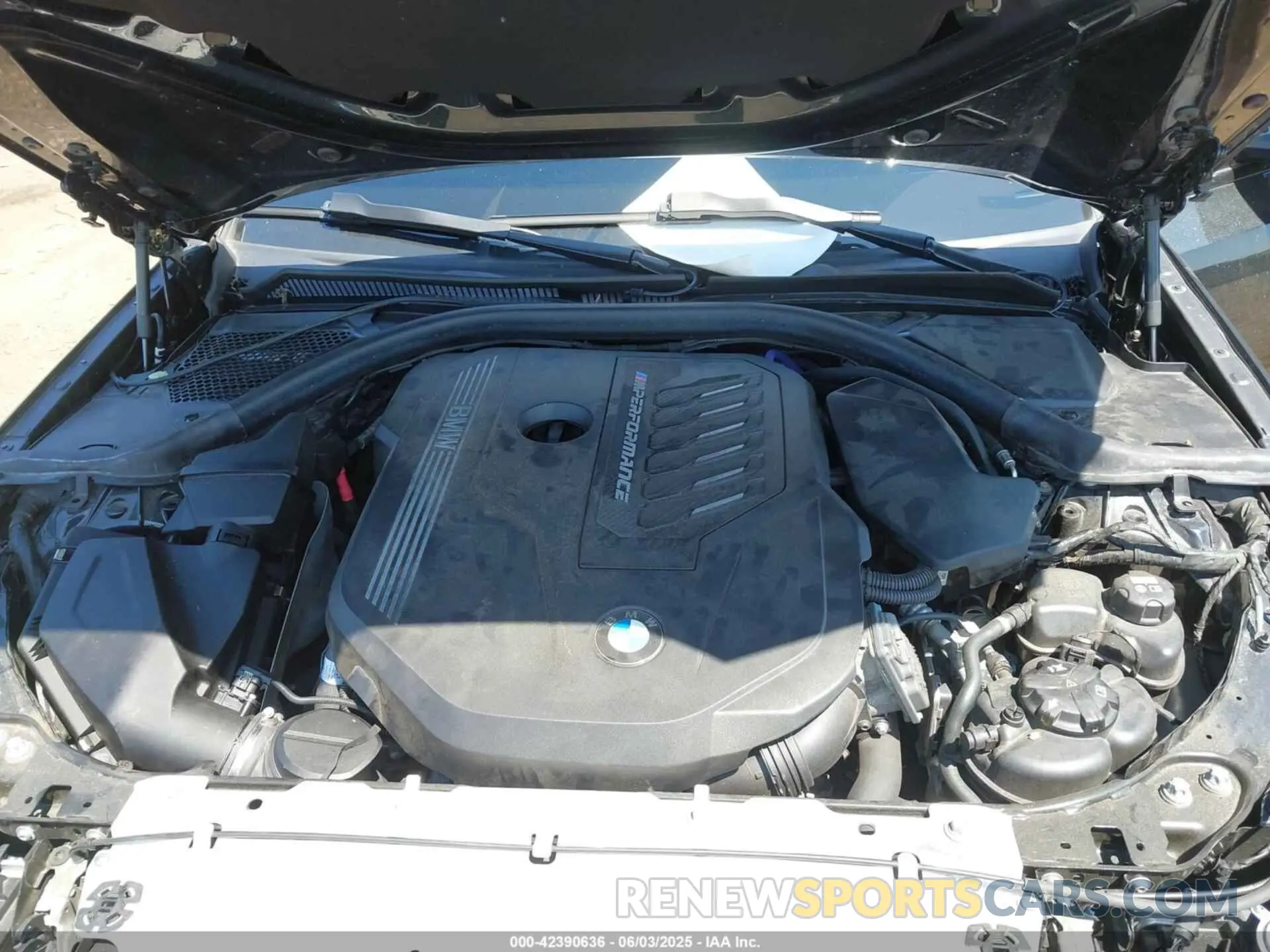 10 Photograph of a damaged car 3MW5U9J09M8B72761 BMW 3 SERIES 2021