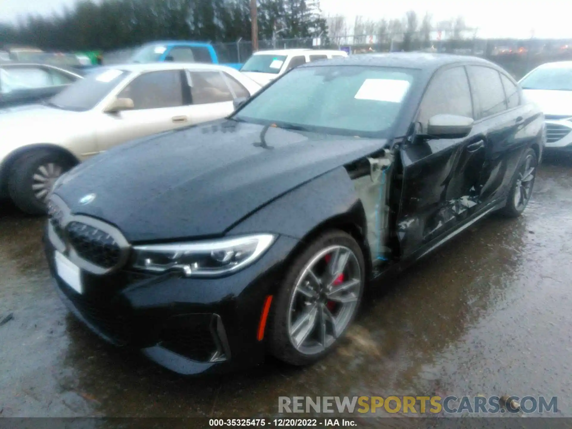 2 Photograph of a damaged car 3MW5U9J09M8C18895 BMW 3 SERIES 2021