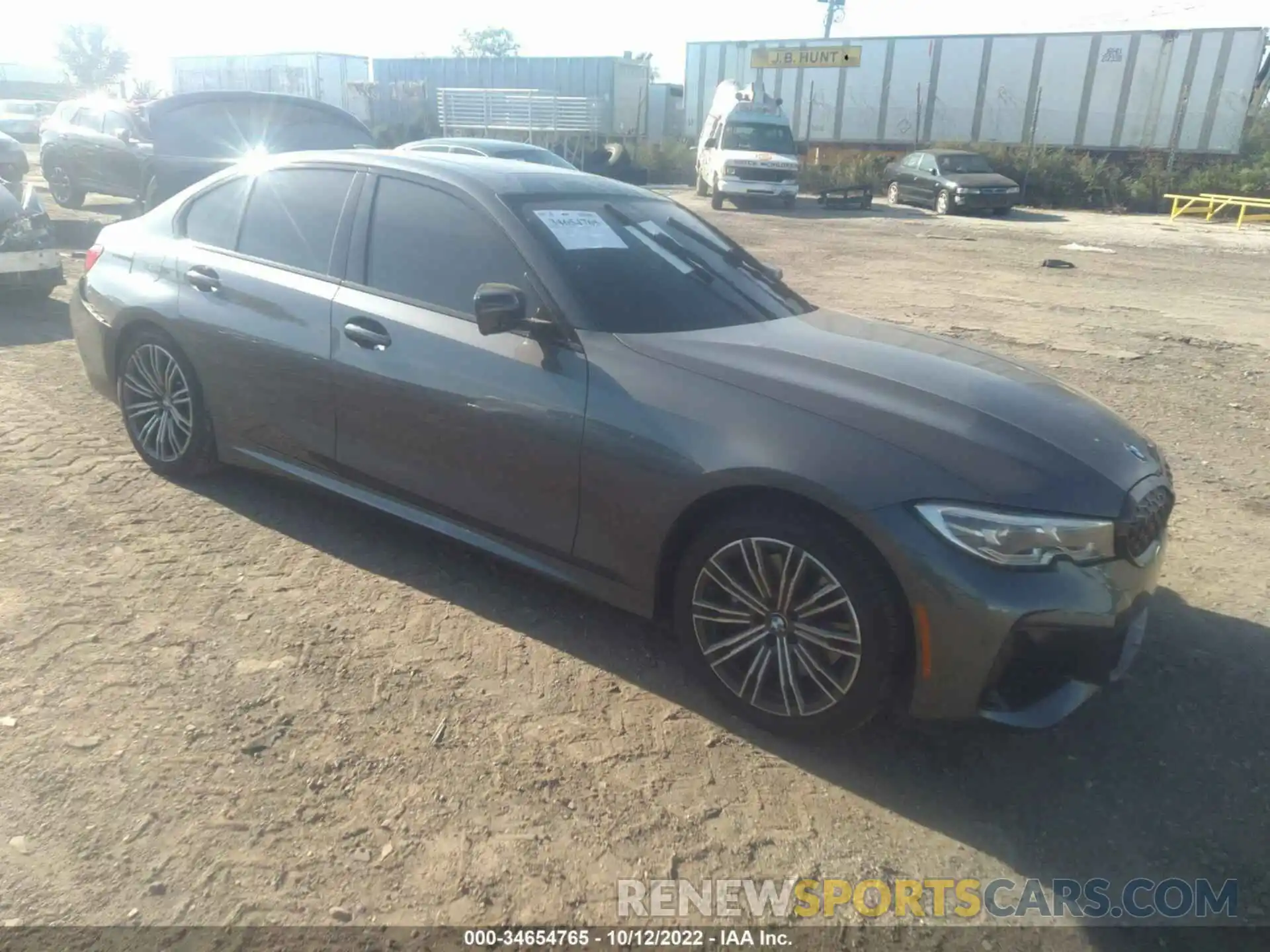 1 Photograph of a damaged car 3MW5U9J0XM8B89715 BMW 3 SERIES 2021