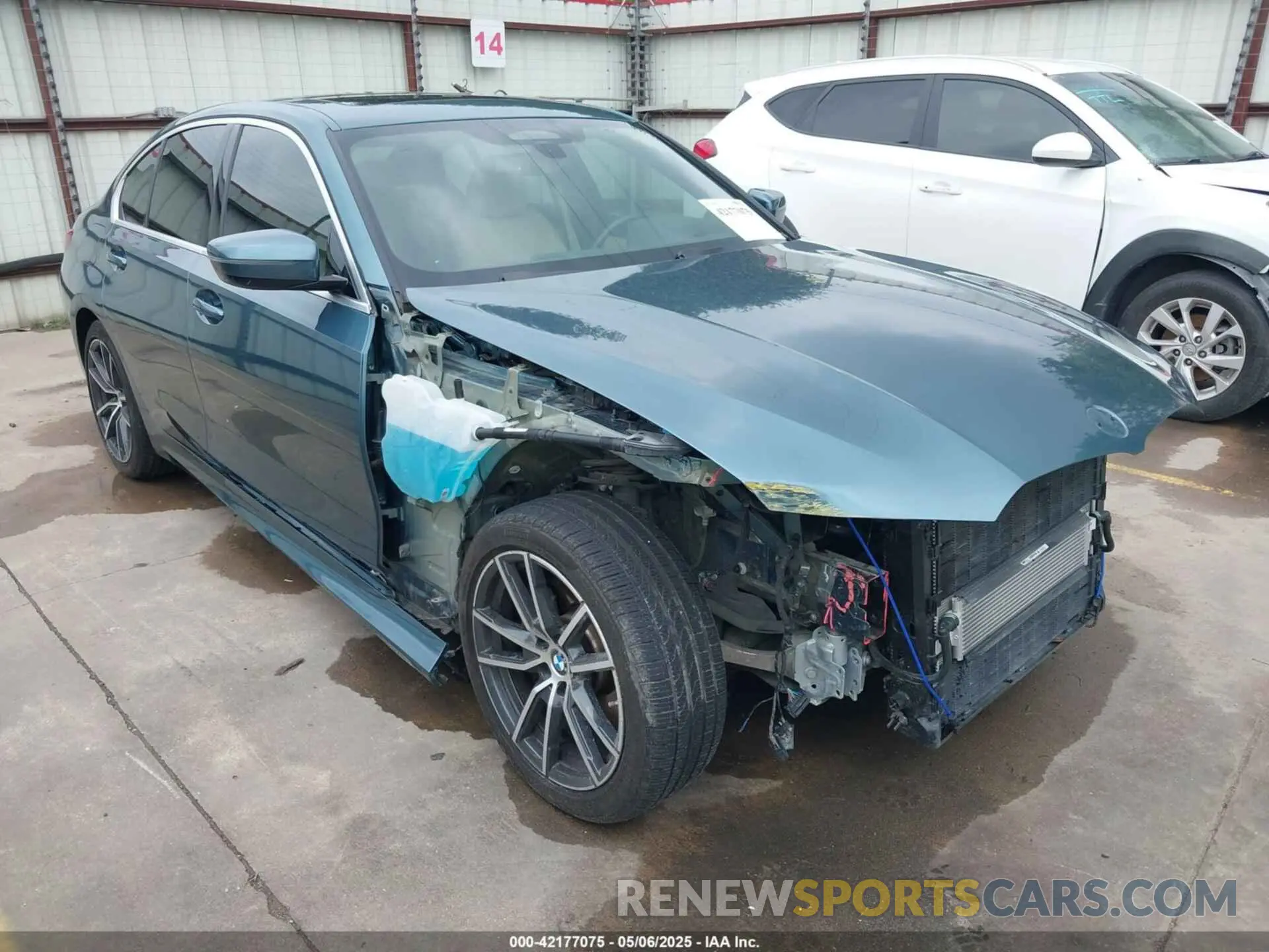 1 Photograph of a damaged car WBA5P7C02MFK71048 BMW 3 SERIES 2021