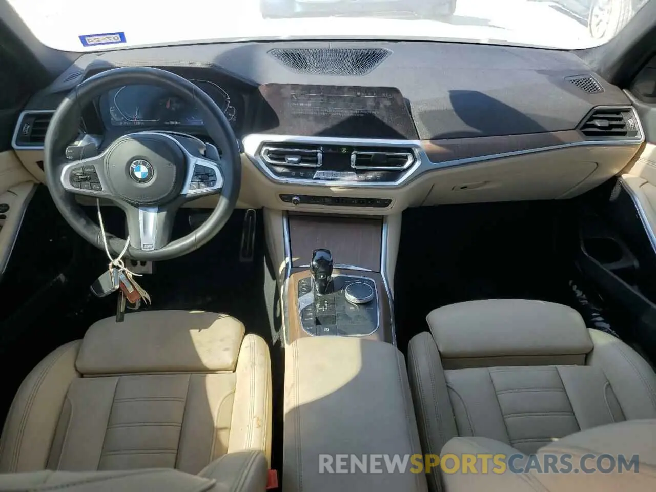 8 Photograph of a damaged car WBA5P7C08MFJ92340 BMW 3 SERIES 2021