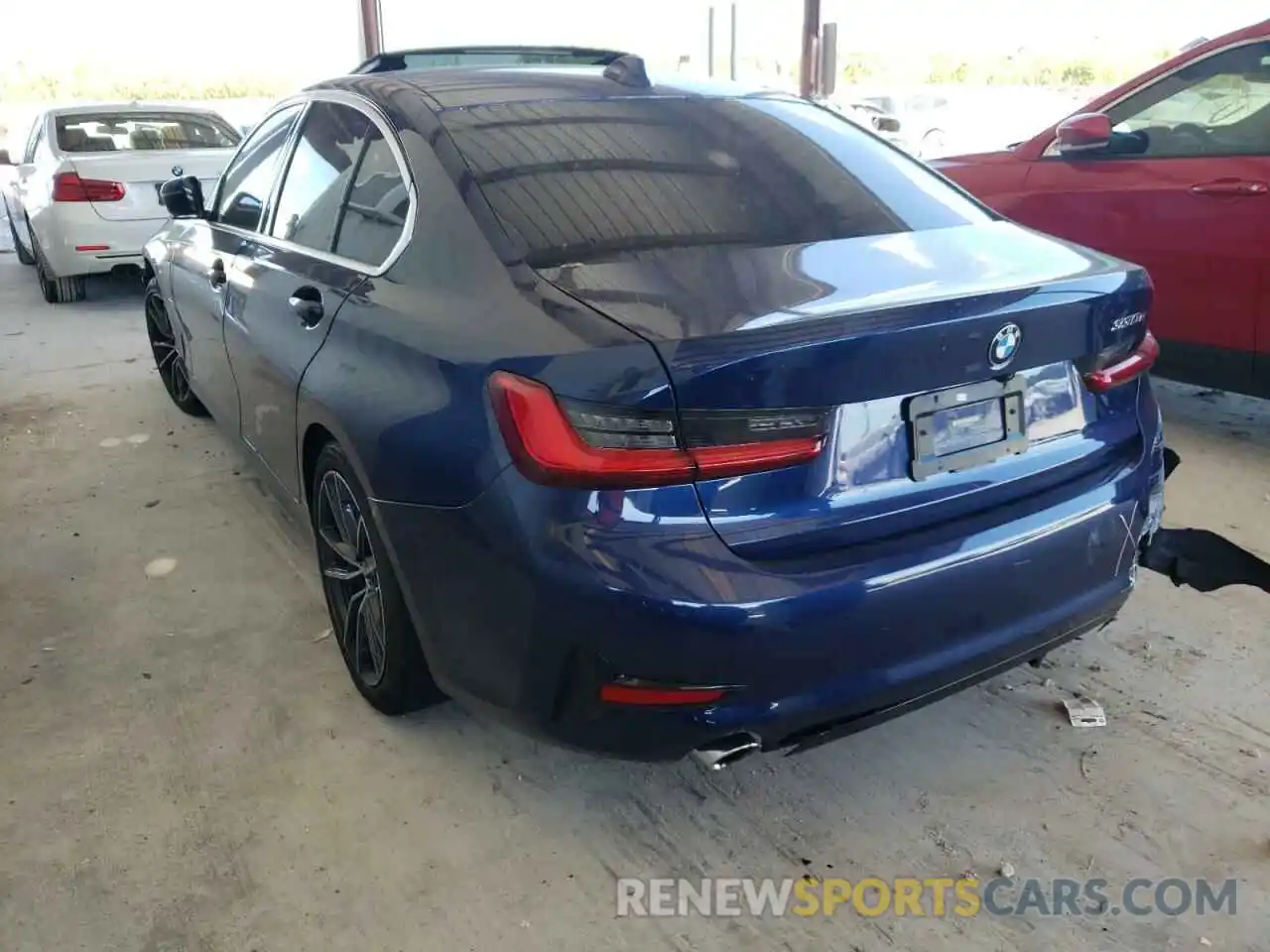 3 Photograph of a damaged car WBA5P7C08MFJ98218 BMW 3 SERIES 2021