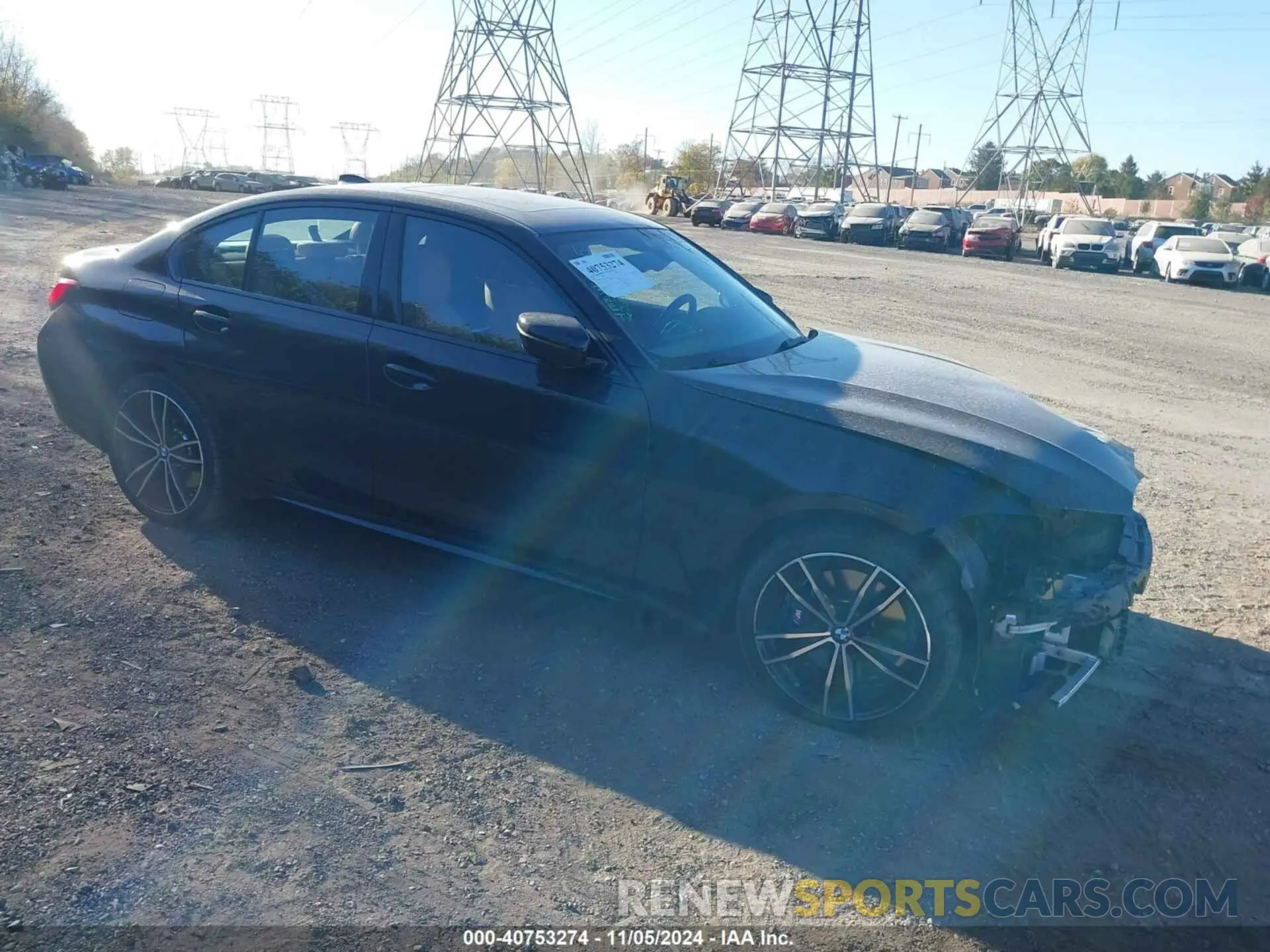 1 Photograph of a damaged car WBA5P9C02MFL25394 BMW 3 SERIES 2021