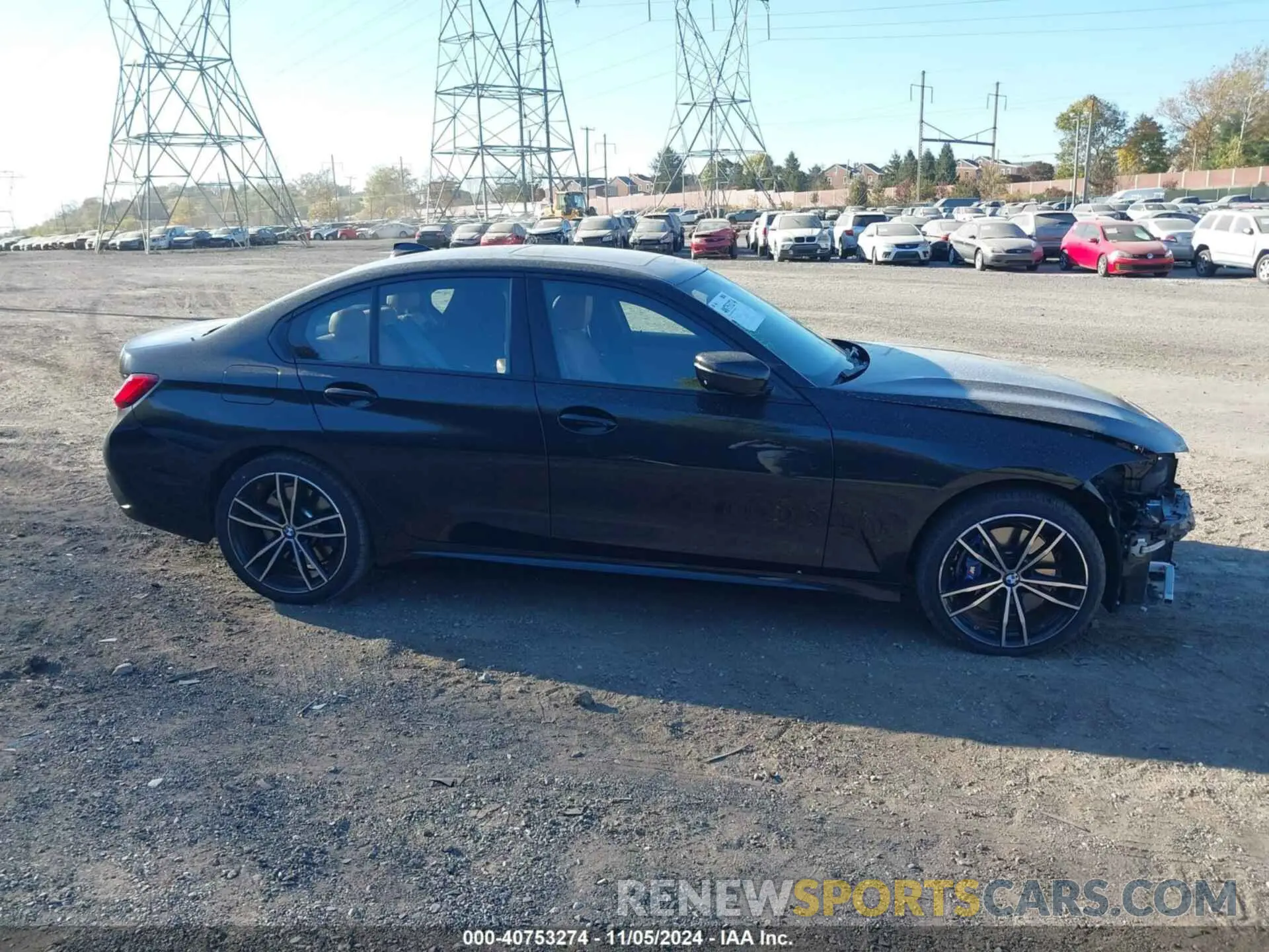 14 Photograph of a damaged car WBA5P9C02MFL25394 BMW 3 SERIES 2021