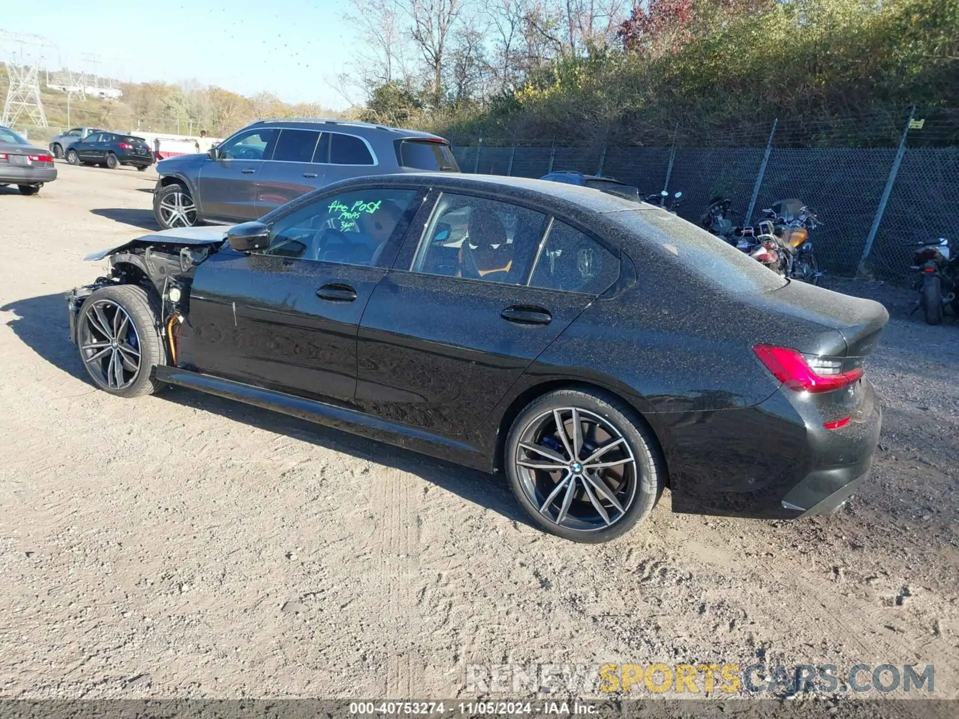 3 Photograph of a damaged car WBA5P9C02MFL25394 BMW 3 SERIES 2021