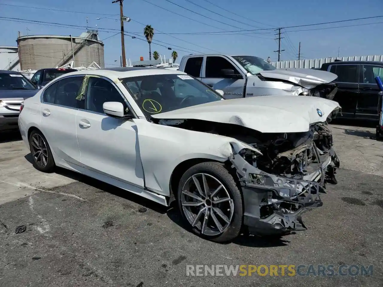 1 Photograph of a damaged car WBA5R1C0XMFK53422 BMW 3 SERIES 2021