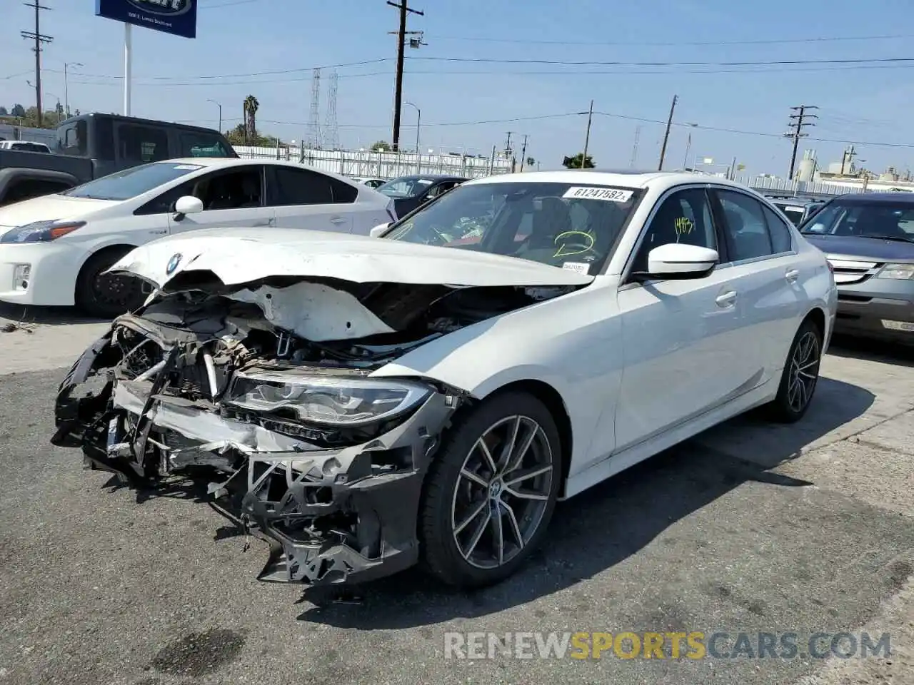 2 Photograph of a damaged car WBA5R1C0XMFK53422 BMW 3 SERIES 2021