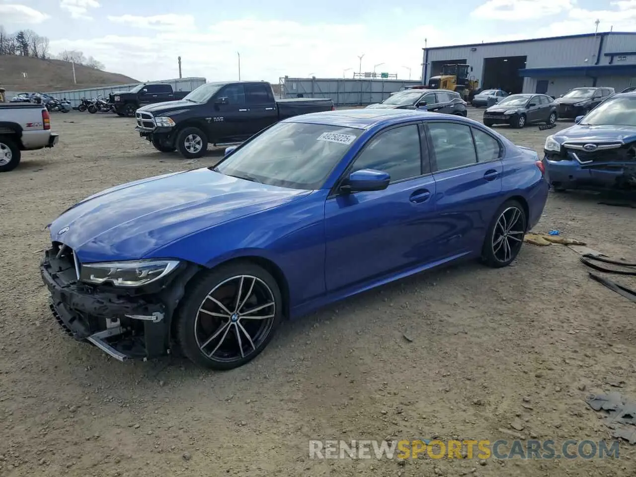 1 Photograph of a damaged car WBA5R7C03MFK91948 BMW 3 SERIES 2021