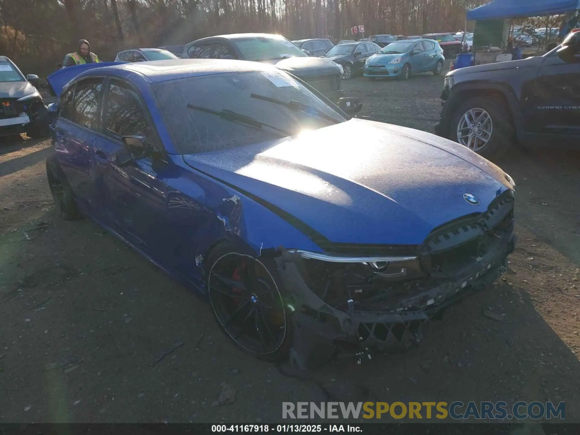 1 Photograph of a damaged car WBA5U9C02MFK18614 BMW 3 SERIES 2021