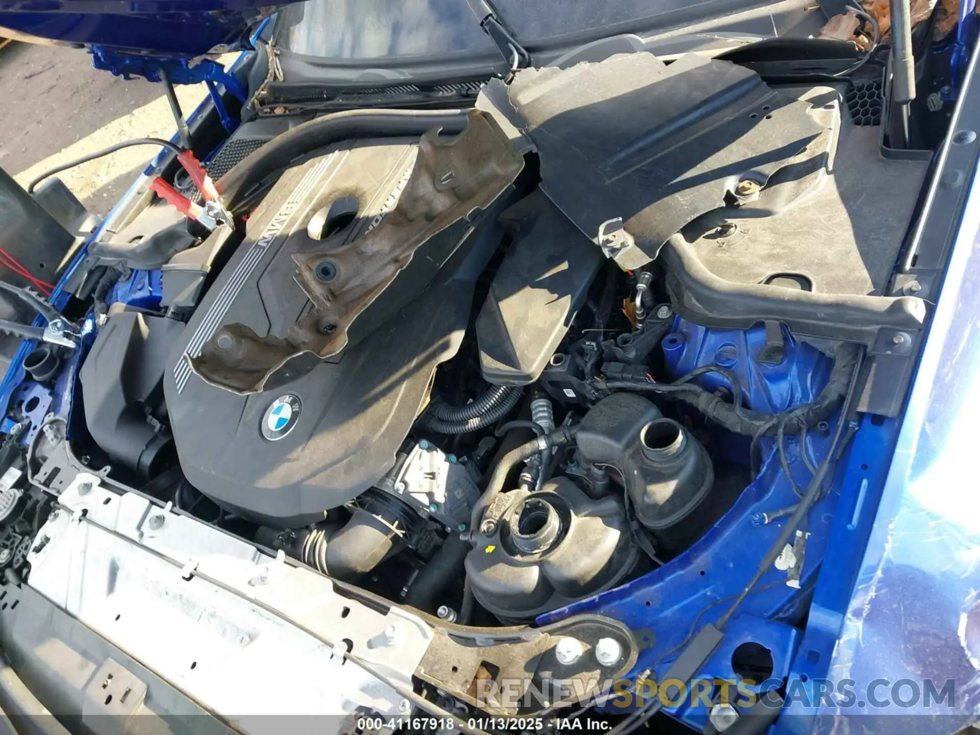 10 Photograph of a damaged car WBA5U9C02MFK18614 BMW 3 SERIES 2021