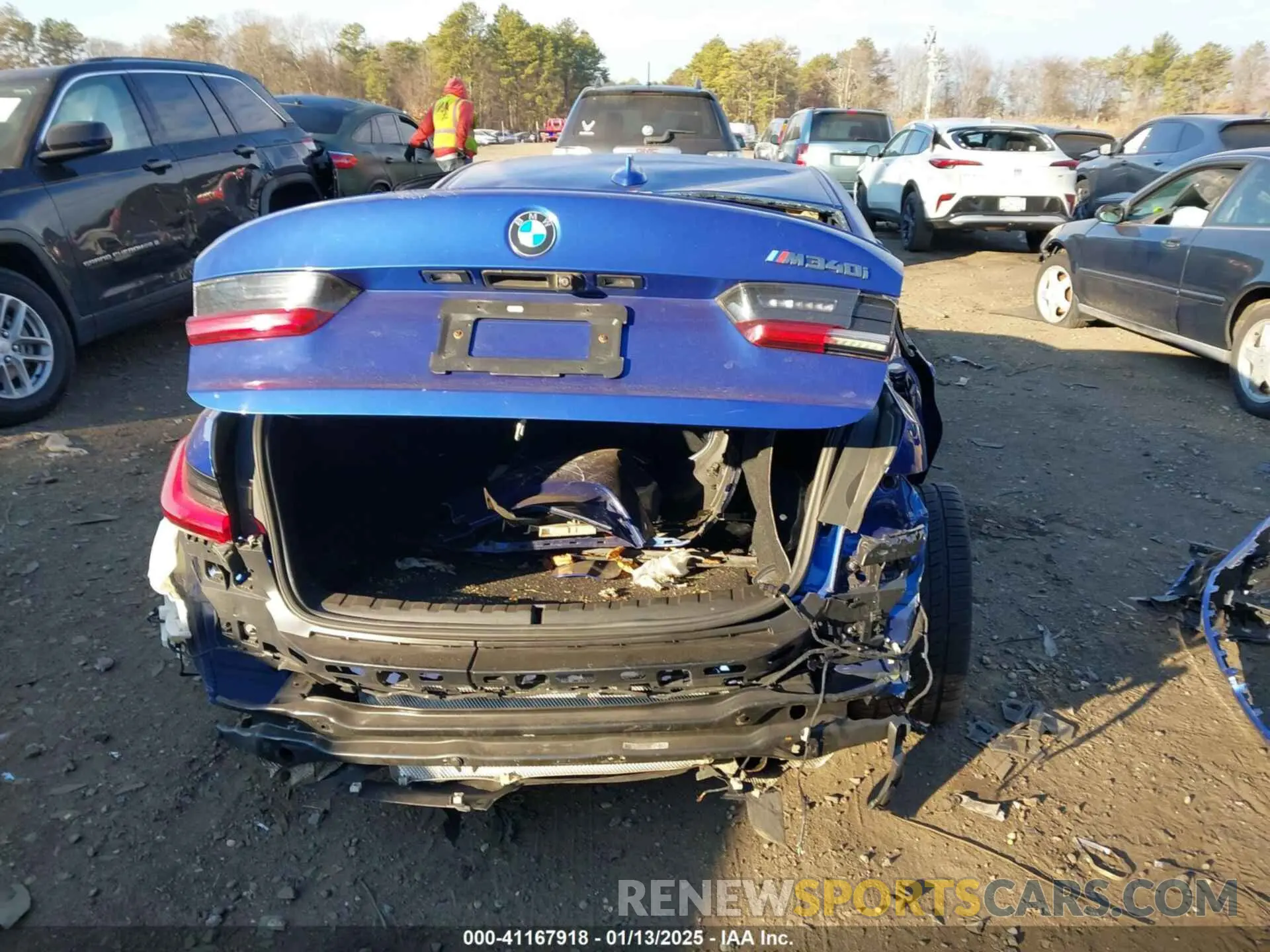 15 Photograph of a damaged car WBA5U9C02MFK18614 BMW 3 SERIES 2021