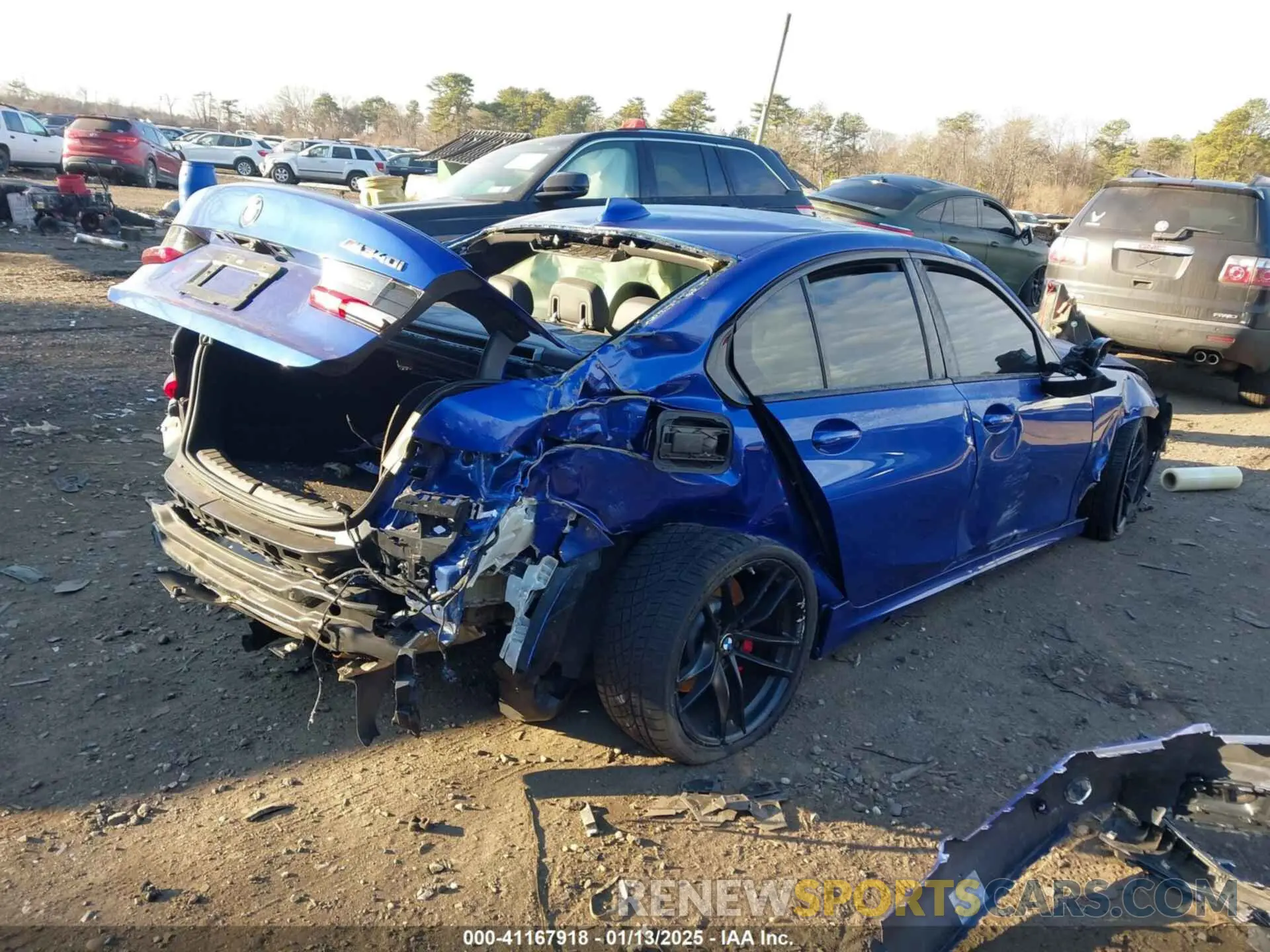 4 Photograph of a damaged car WBA5U9C02MFK18614 BMW 3 SERIES 2021