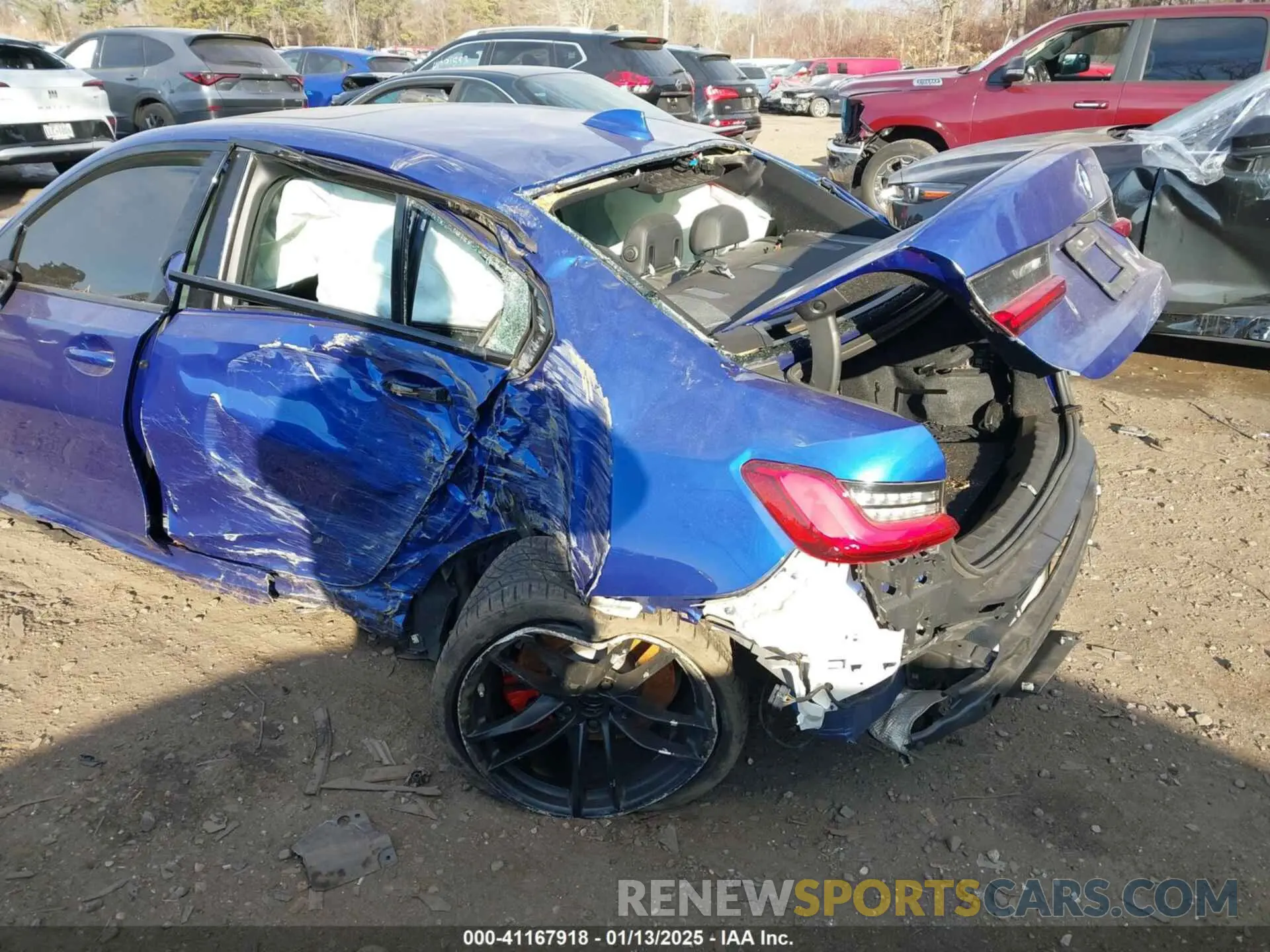 6 Photograph of a damaged car WBA5U9C02MFK18614 BMW 3 SERIES 2021