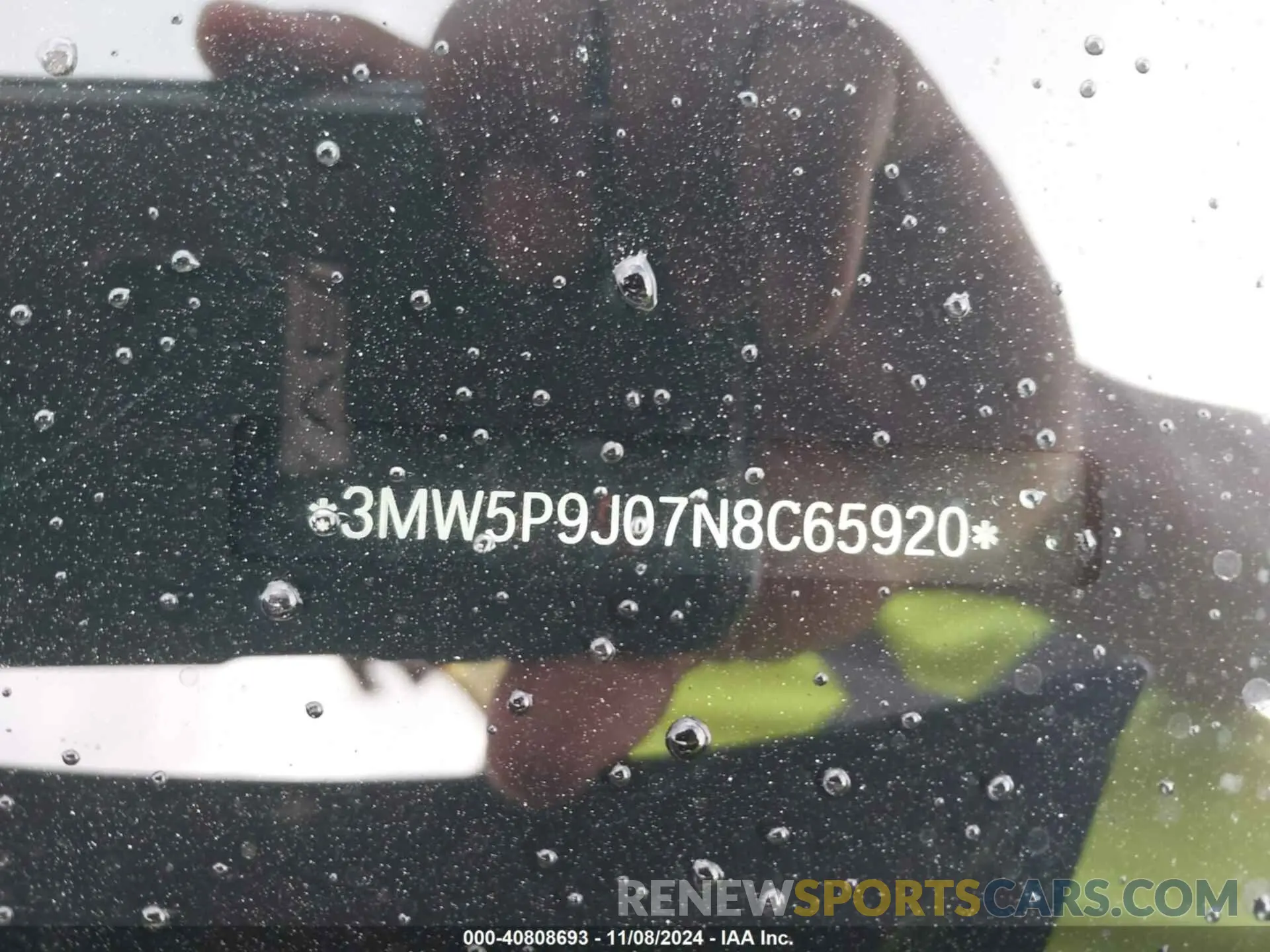 9 Photograph of a damaged car 3MW5P9J07N8C65920 BMW 3 SERIES 2022