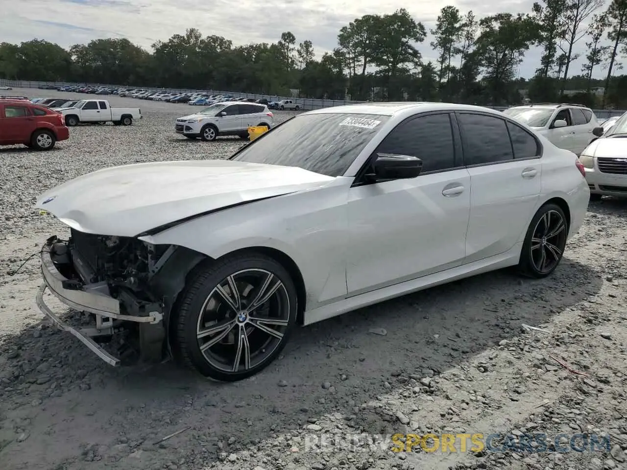 1 Photograph of a damaged car 3MW5R1J00N8C50364 BMW 3 SERIES 2022
