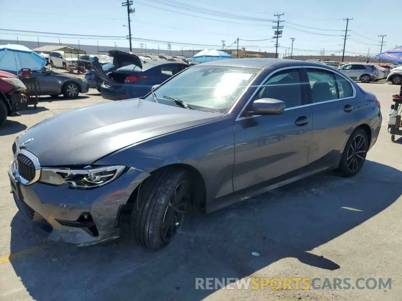 1 Photograph of a damaged car 3MW5R1J00N8C60621 BMW 3 SERIES 2022