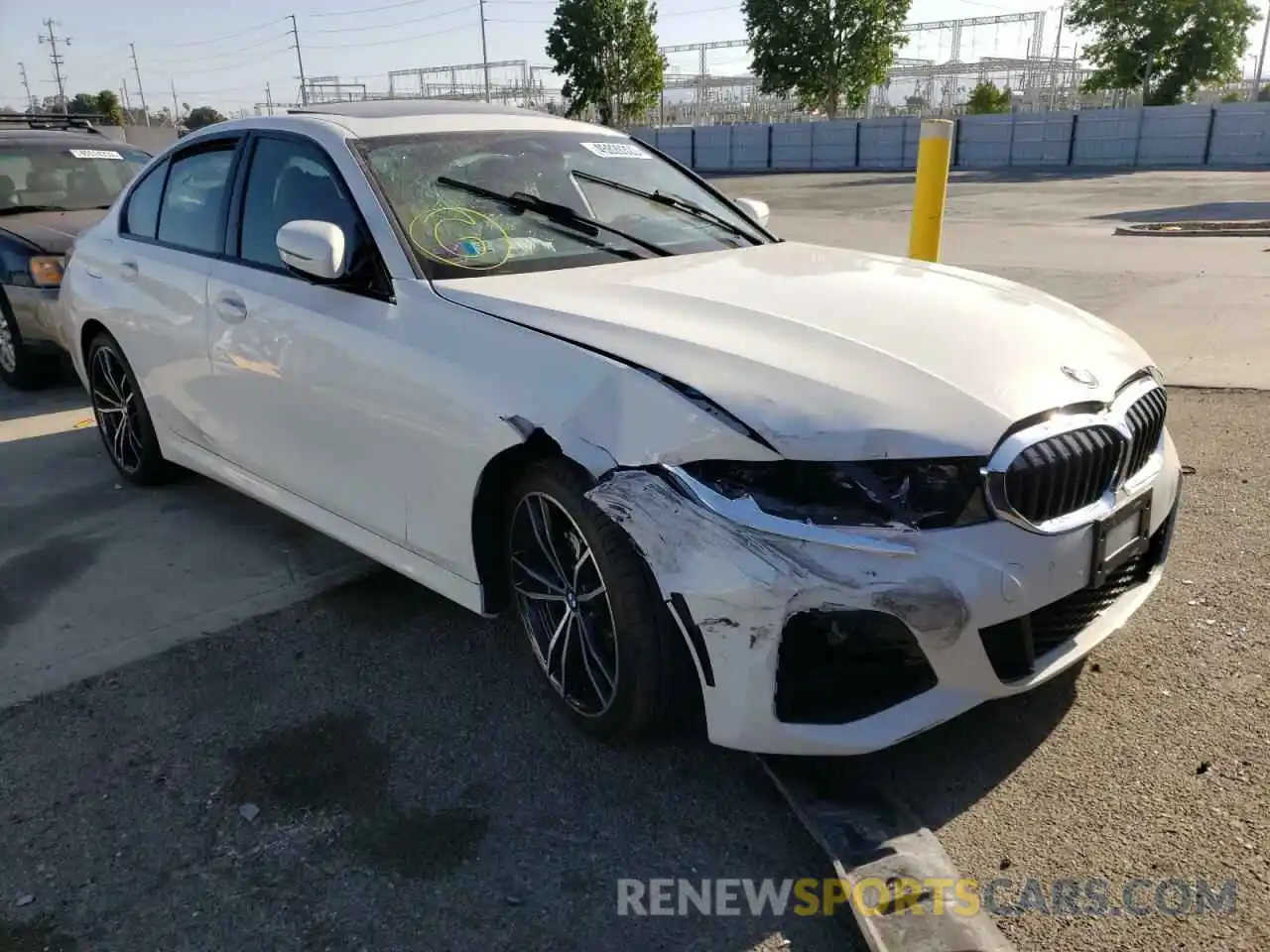 1 Photograph of a damaged car 3MW5R1J01N8C36019 BMW 3 SERIES 2022