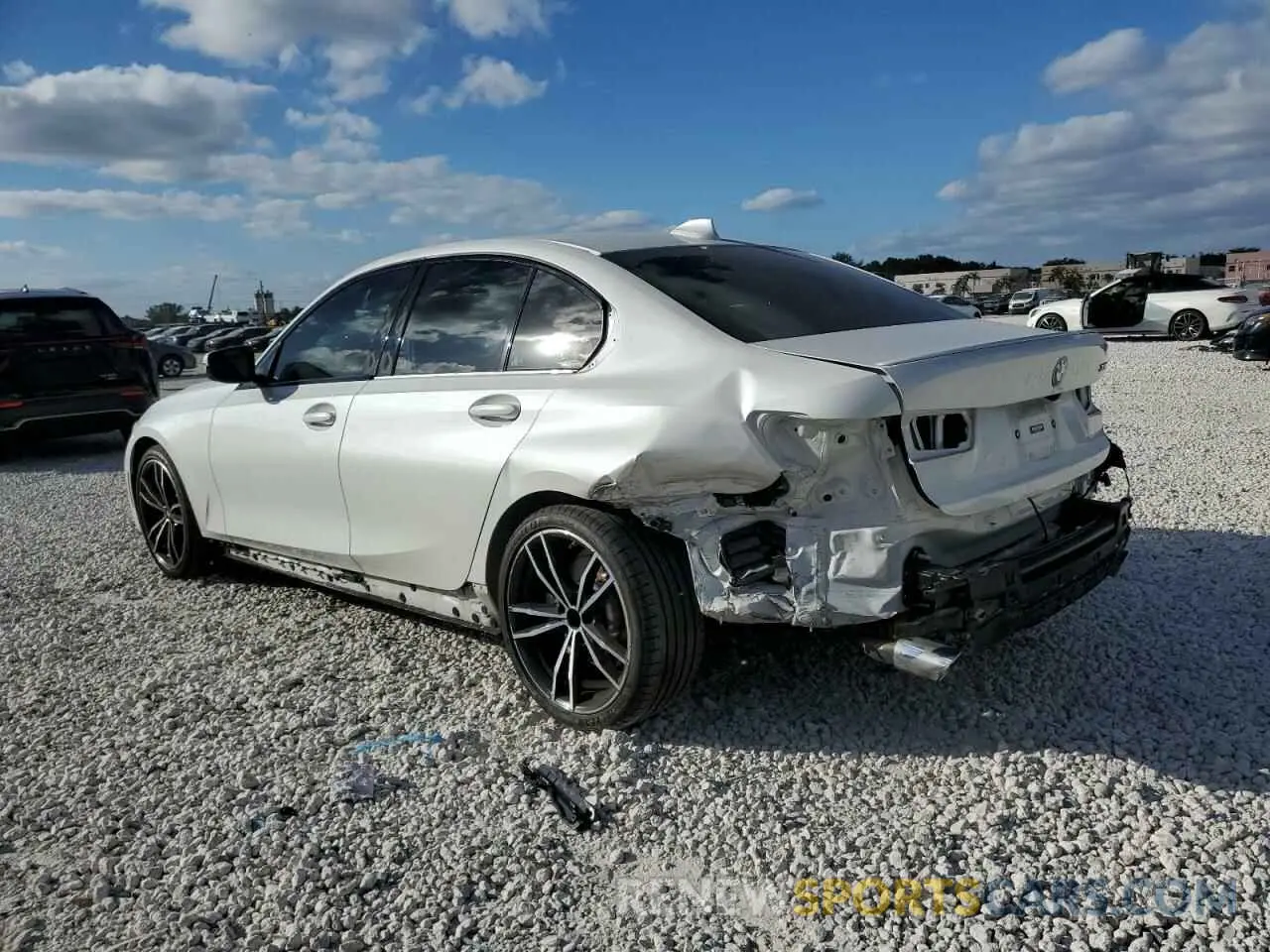 2 Photograph of a damaged car 3MW5R1J03N8C41948 BMW 3 SERIES 2022