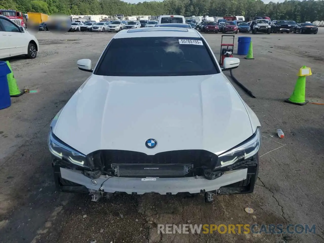 5 Photograph of a damaged car 3MW5R1J03N8C69555 BMW 3 SERIES 2022