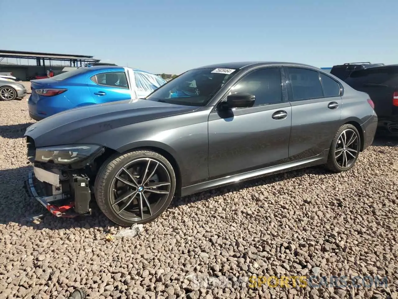 1 Photograph of a damaged car 3MW5R1J03N8C69801 BMW 3 SERIES 2022