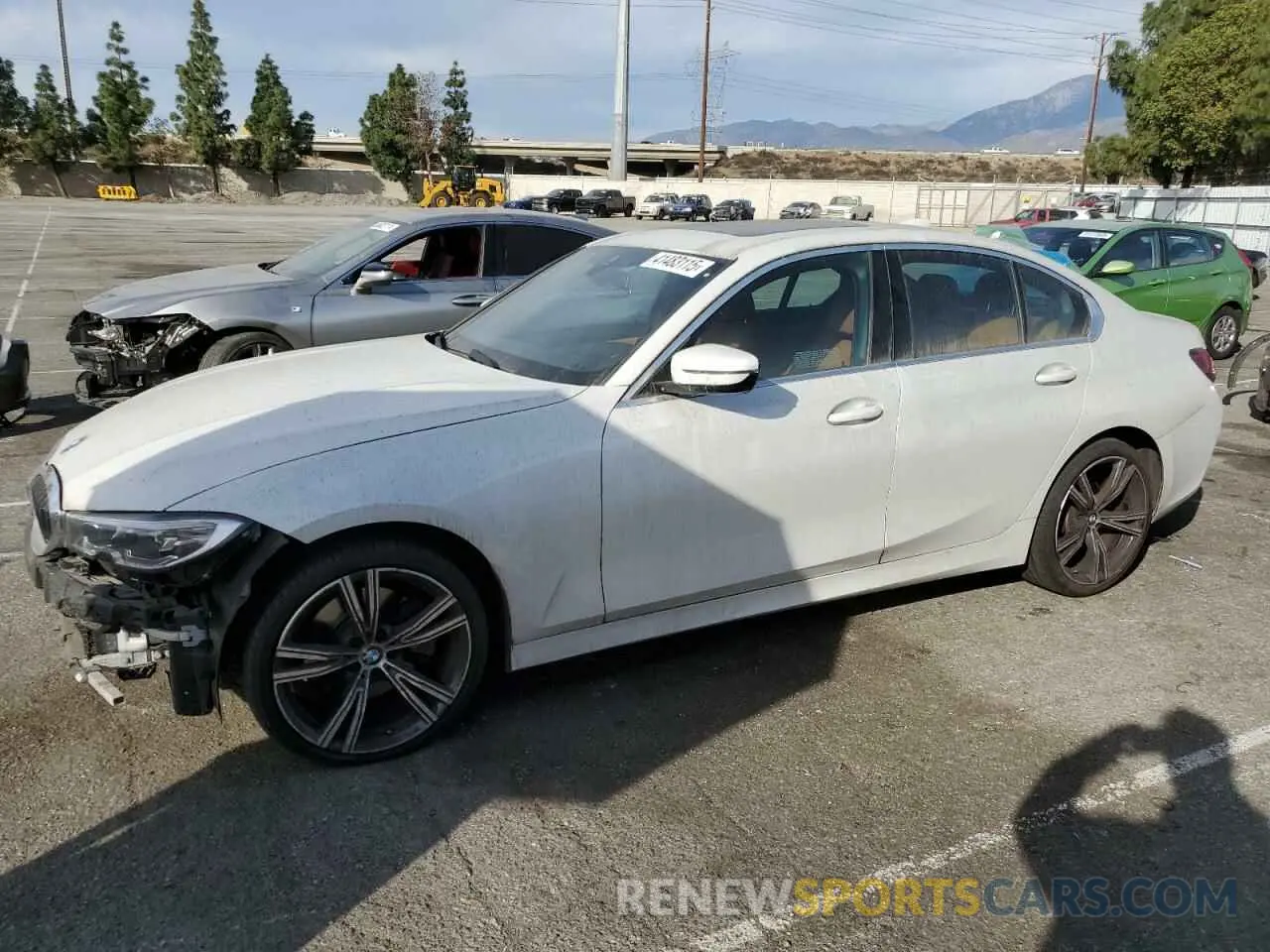 1 Photograph of a damaged car 3MW5R1J05N8C34516 BMW 3 SERIES 2022