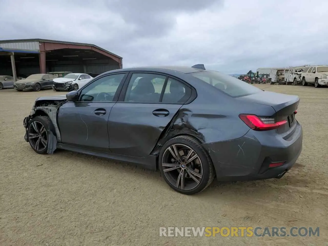 2 Photograph of a damaged car 3MW5R1J05N8C48755 BMW 3 SERIES 2022