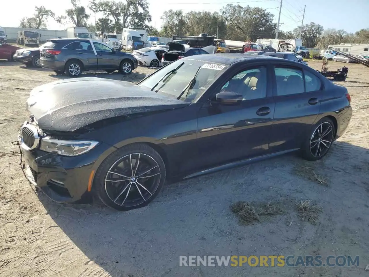 1 Photograph of a damaged car 3MW5R1J05N8C67547 BMW 3 SERIES 2022