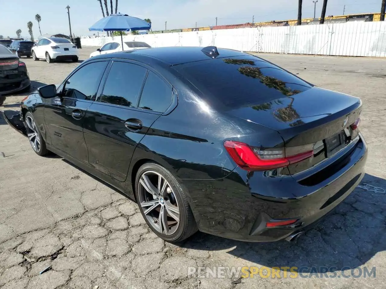 2 Photograph of a damaged car 3MW5R1J06N8C39255 BMW 3 SERIES 2022