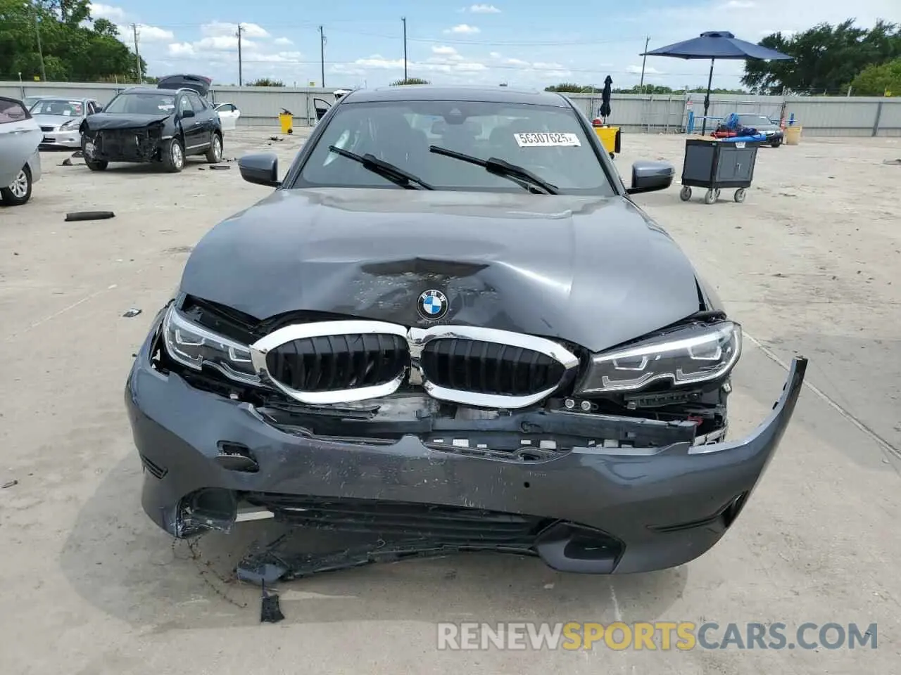 5 Photograph of a damaged car 3MW5R1J06N8C48697 BMW 3 SERIES 2022