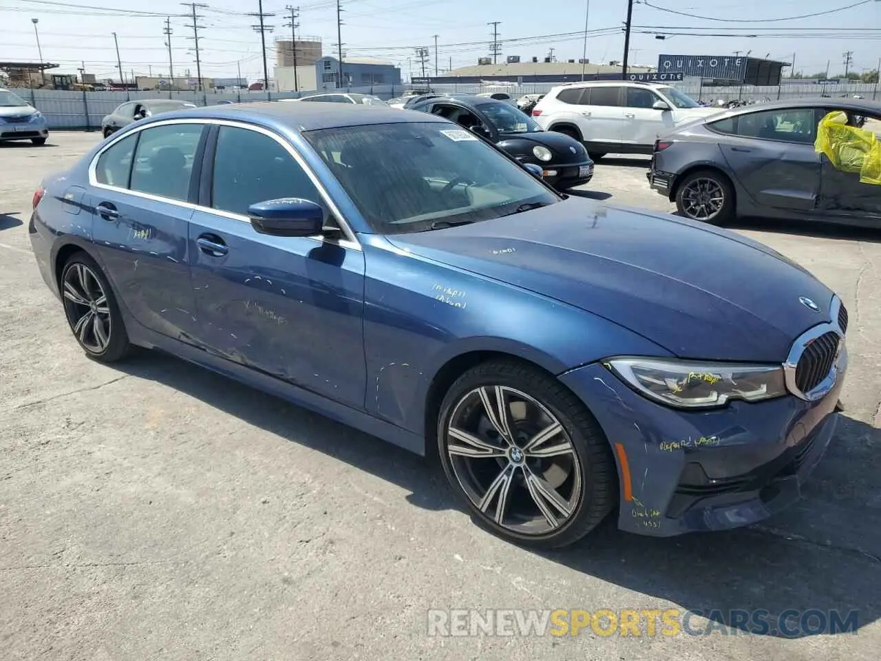 4 Photograph of a damaged car 3MW5R1J06N8C64186 BMW 3 SERIES 2022