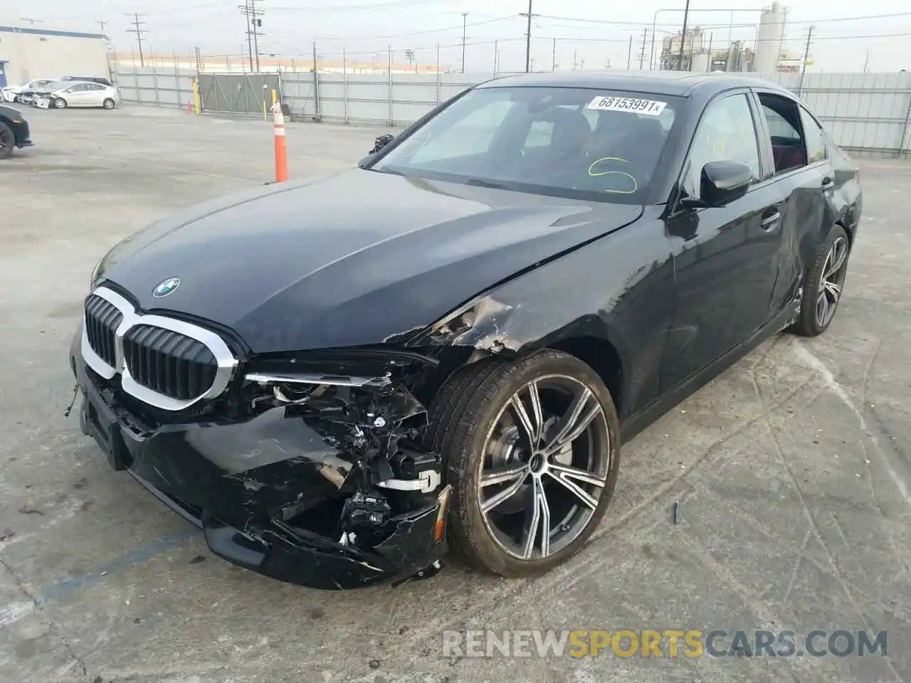 2 Photograph of a damaged car 3MW5R1J07N8C29690 BMW 3 SERIES 2022