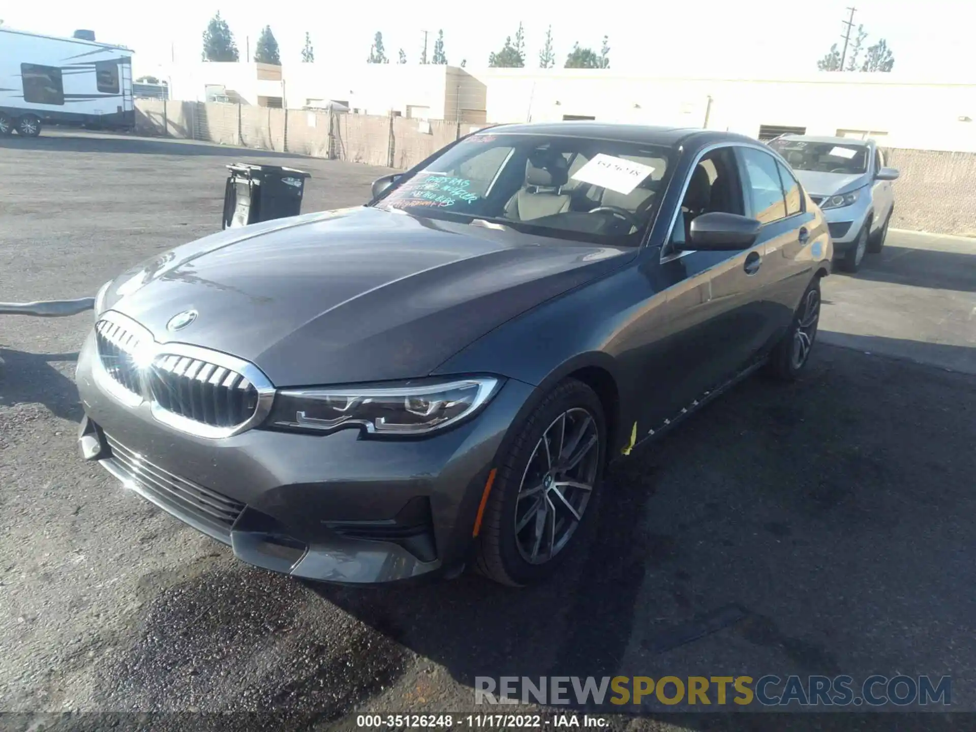 2 Photograph of a damaged car 3MW5R1J07N8C50958 BMW 3 SERIES 2022