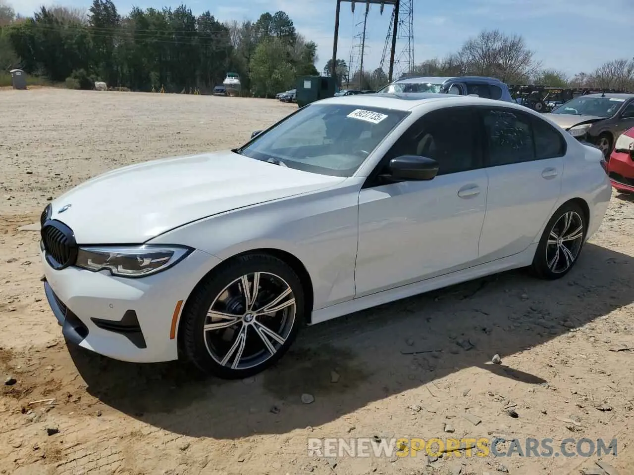 1 Photograph of a damaged car 3MW5R1J07N8C51155 BMW 3 SERIES 2022