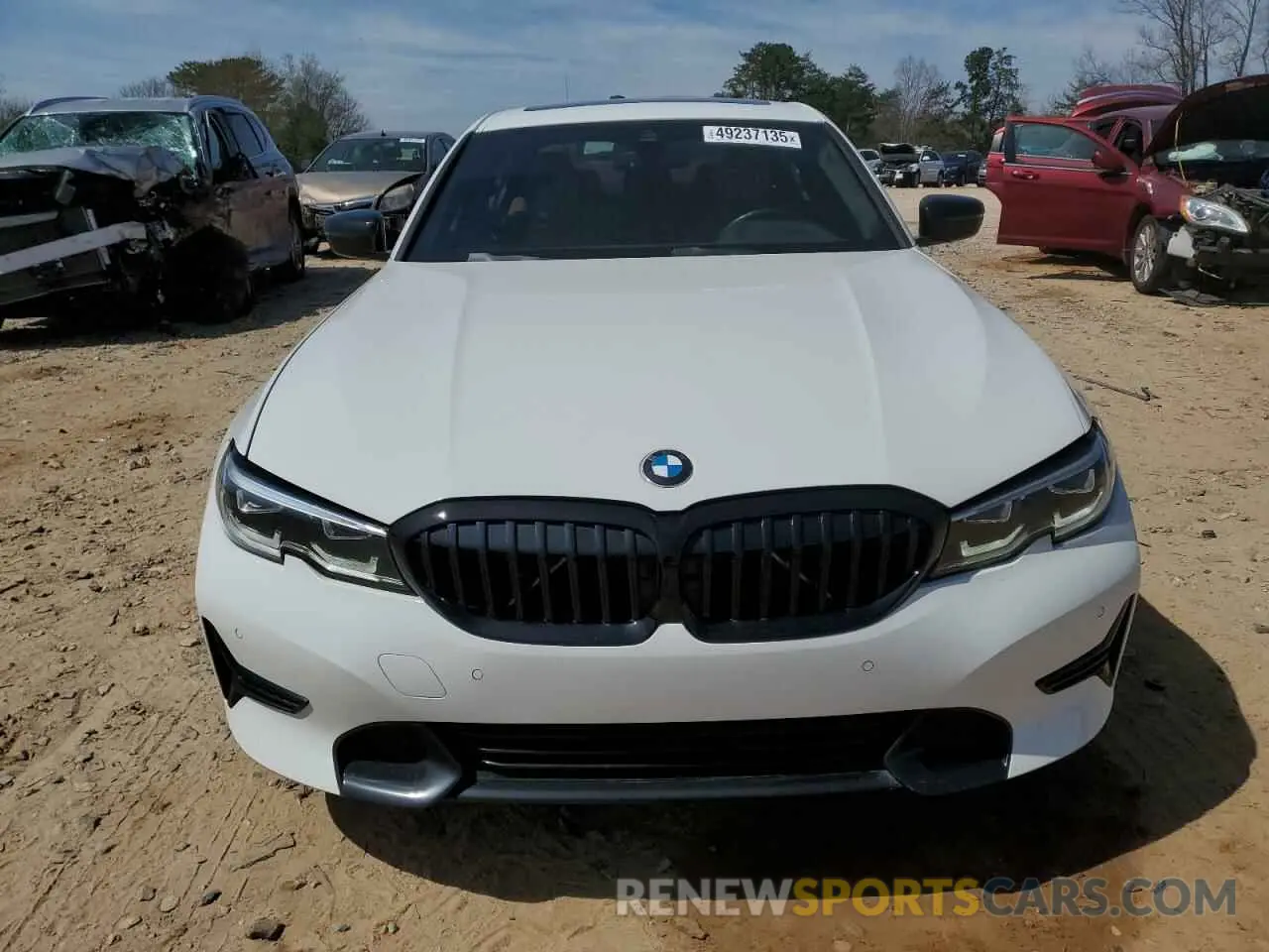 5 Photograph of a damaged car 3MW5R1J07N8C51155 BMW 3 SERIES 2022
