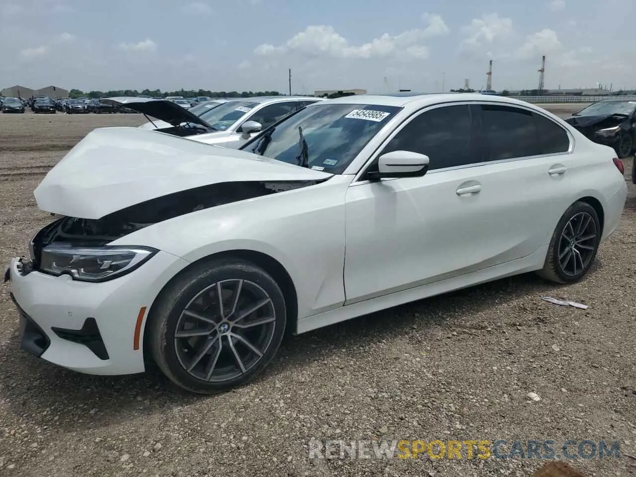 1 Photograph of a damaged car 3MW5R1J07N8C63497 BMW 3 SERIES 2022