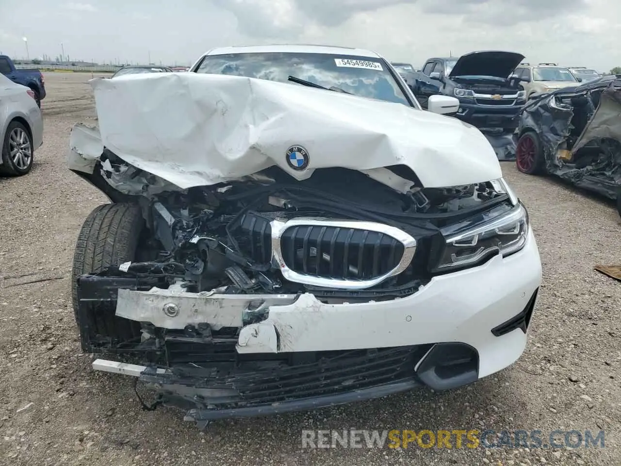 5 Photograph of a damaged car 3MW5R1J07N8C63497 BMW 3 SERIES 2022