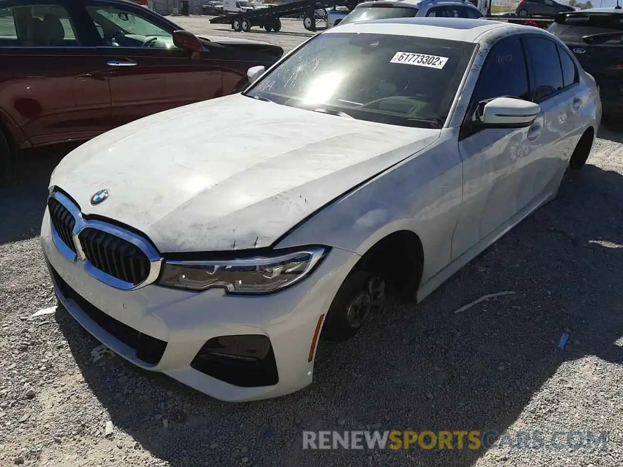 2 Photograph of a damaged car 3MW5R1J08N8C28435 BMW 3 SERIES 2022