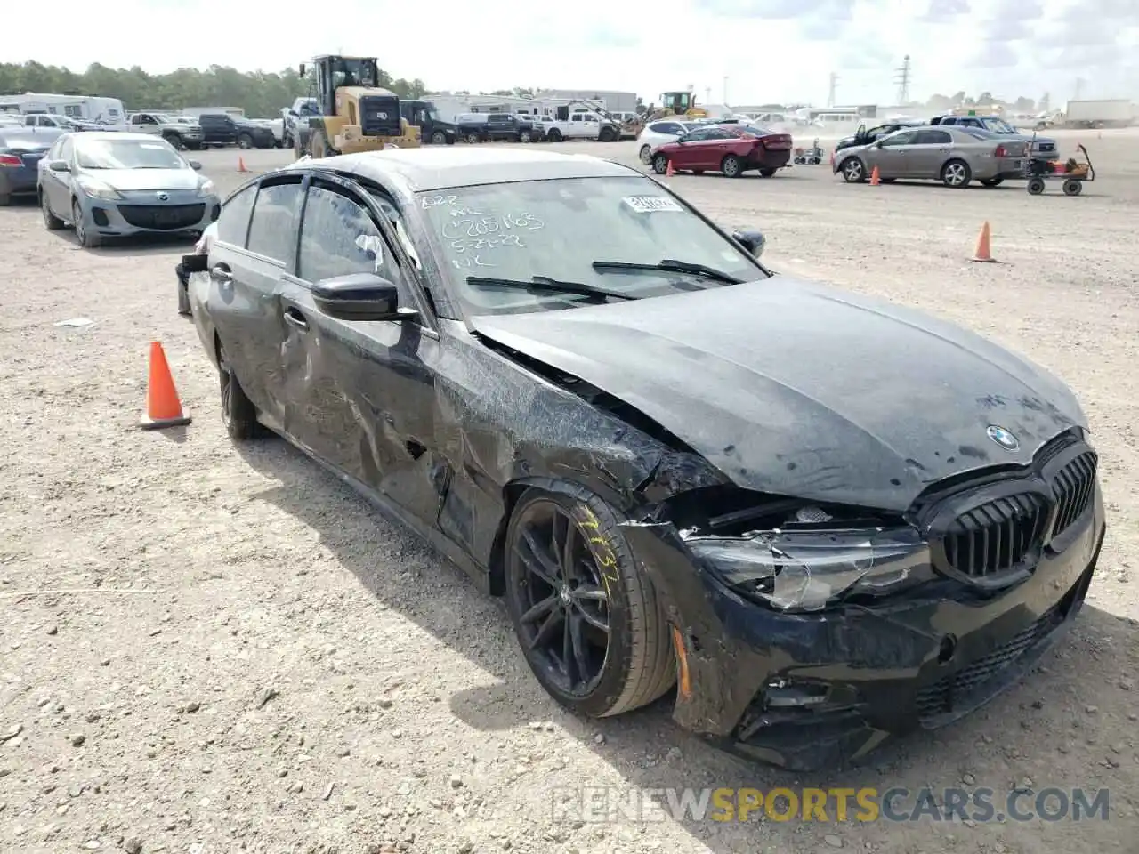 1 Photograph of a damaged car 3MW5R1J08N8C30251 BMW 3 SERIES 2022