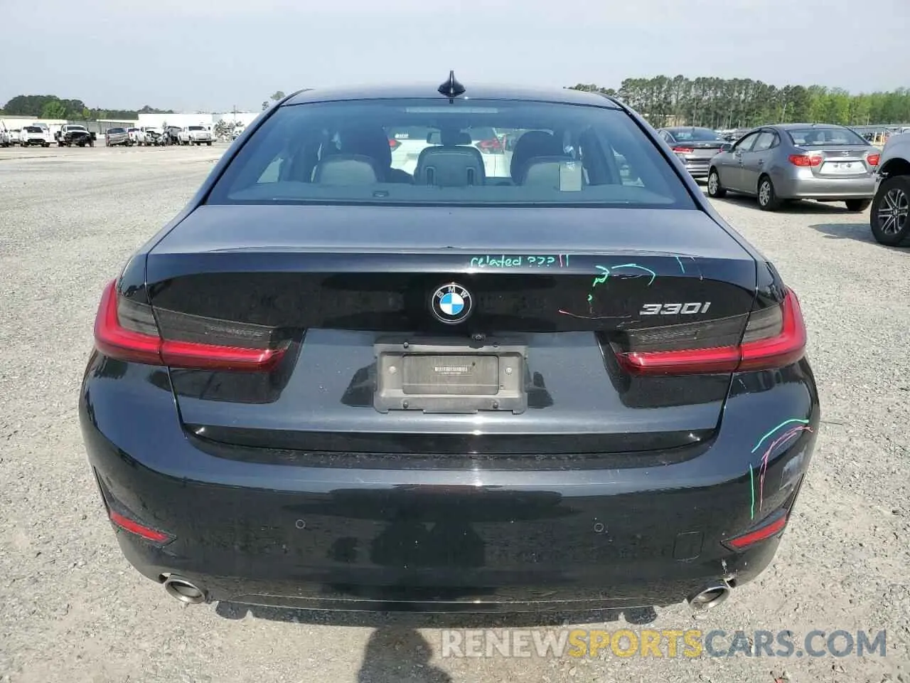 6 Photograph of a damaged car 3MW5R1J09N8C24653 BMW 3 SERIES 2022