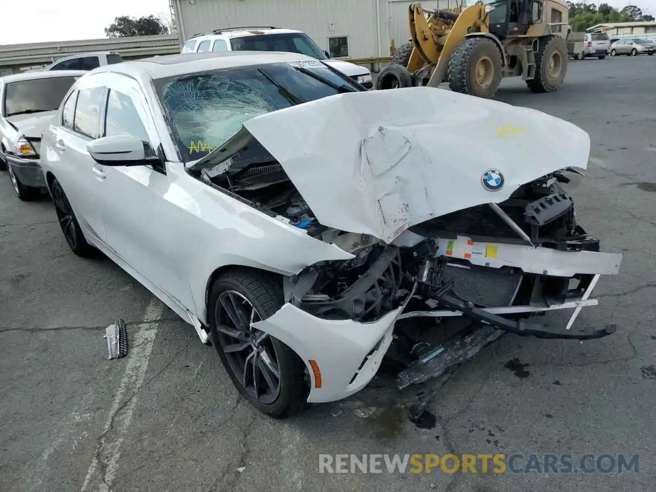 1 Photograph of a damaged car 3MW5R1J09N8C27004 BMW 3 SERIES 2022