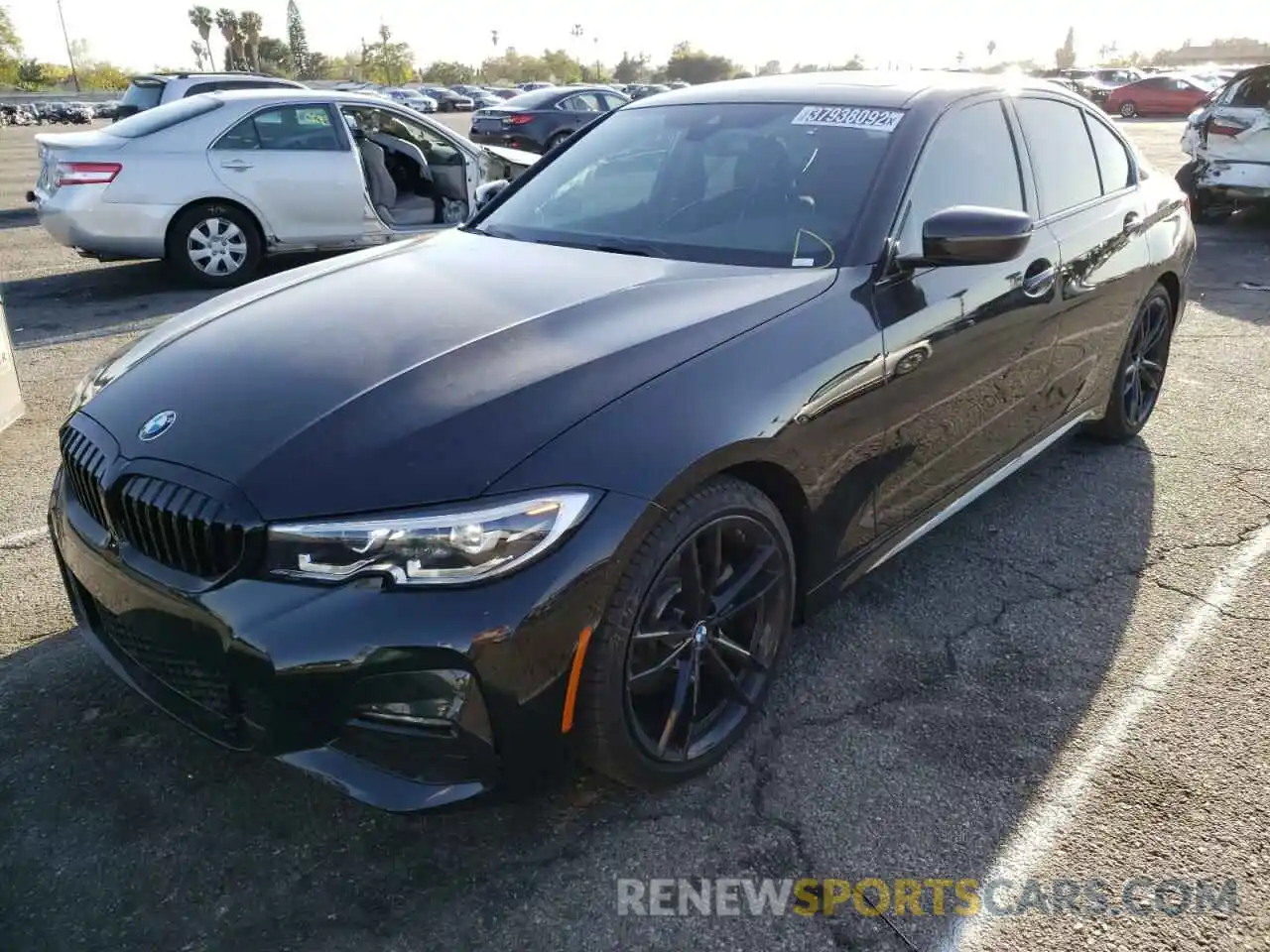 2 Photograph of a damaged car 3MW5R1J09N8C28797 BMW 3 SERIES 2022