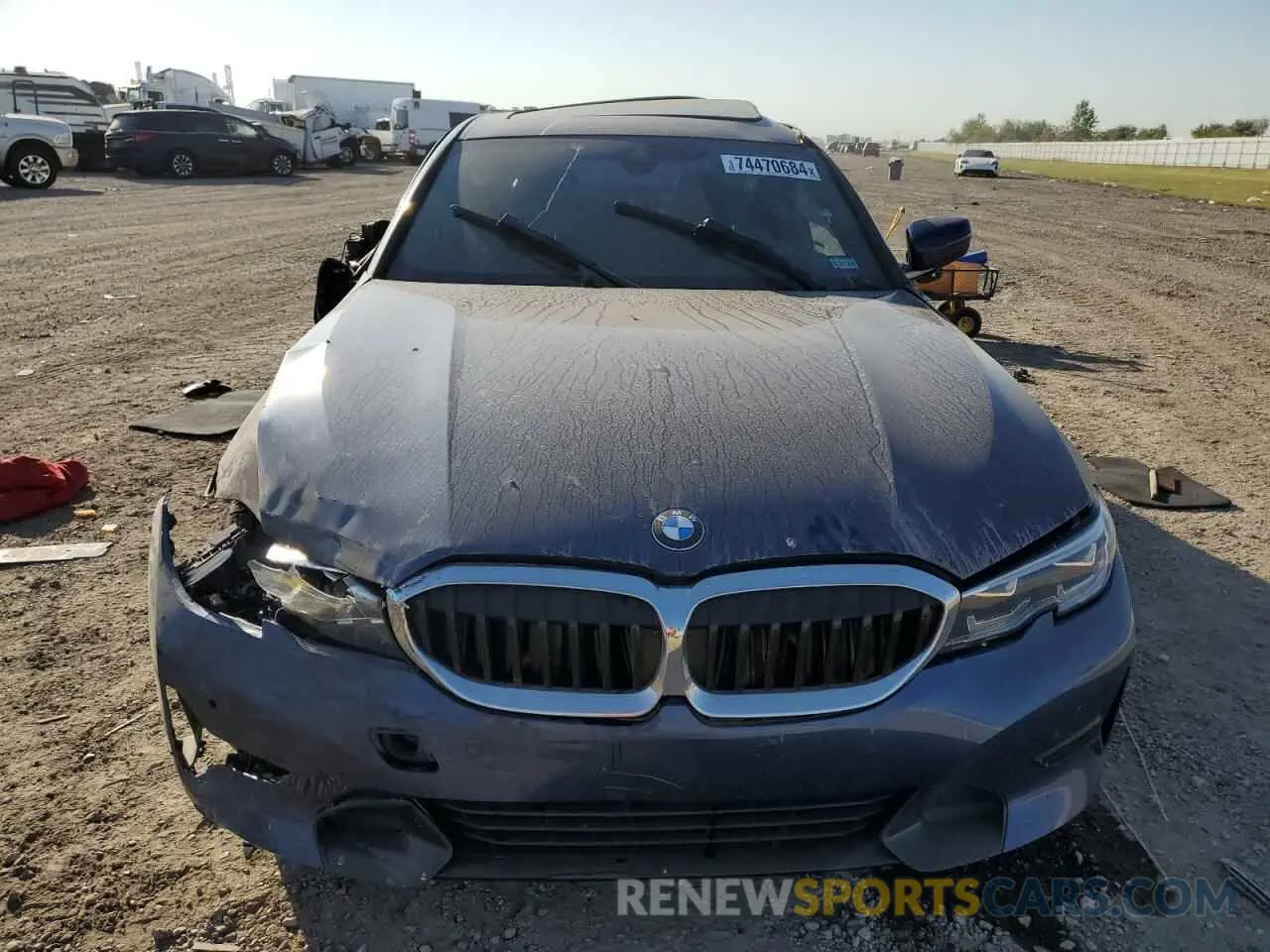 5 Photograph of a damaged car 3MW5R1J09N8C30355 BMW 3 SERIES 2022