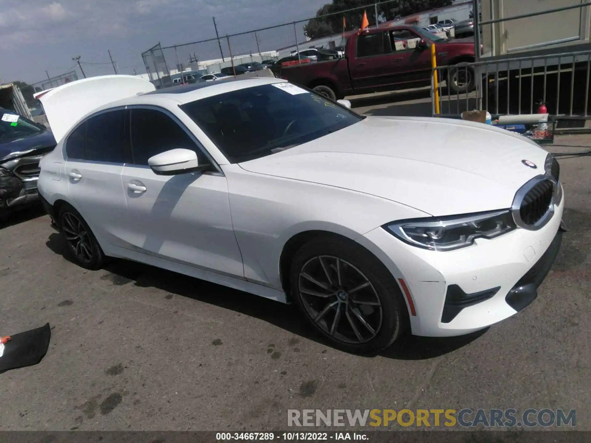 1 Photograph of a damaged car 3MW5R1J09N8C44028 BMW 3 SERIES 2022