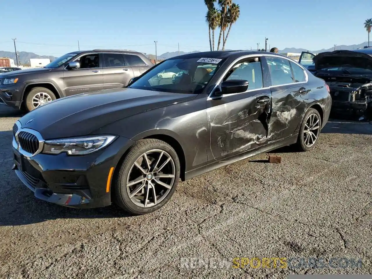 1 Photograph of a damaged car 3MW5R1J09N8C72296 BMW 3 SERIES 2022