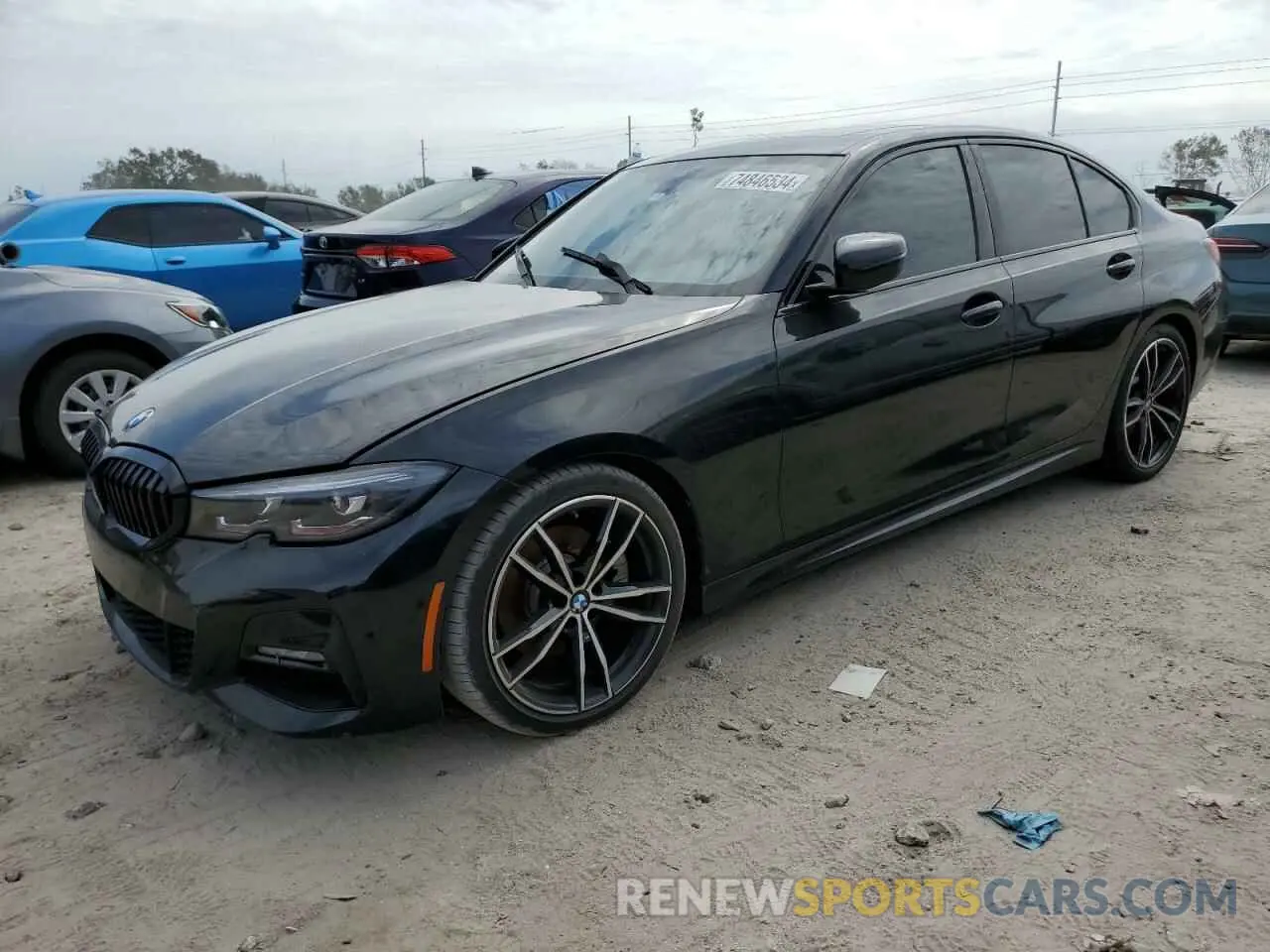 1 Photograph of a damaged car 3MW5R1J0XN8C38514 BMW 3 SERIES 2022