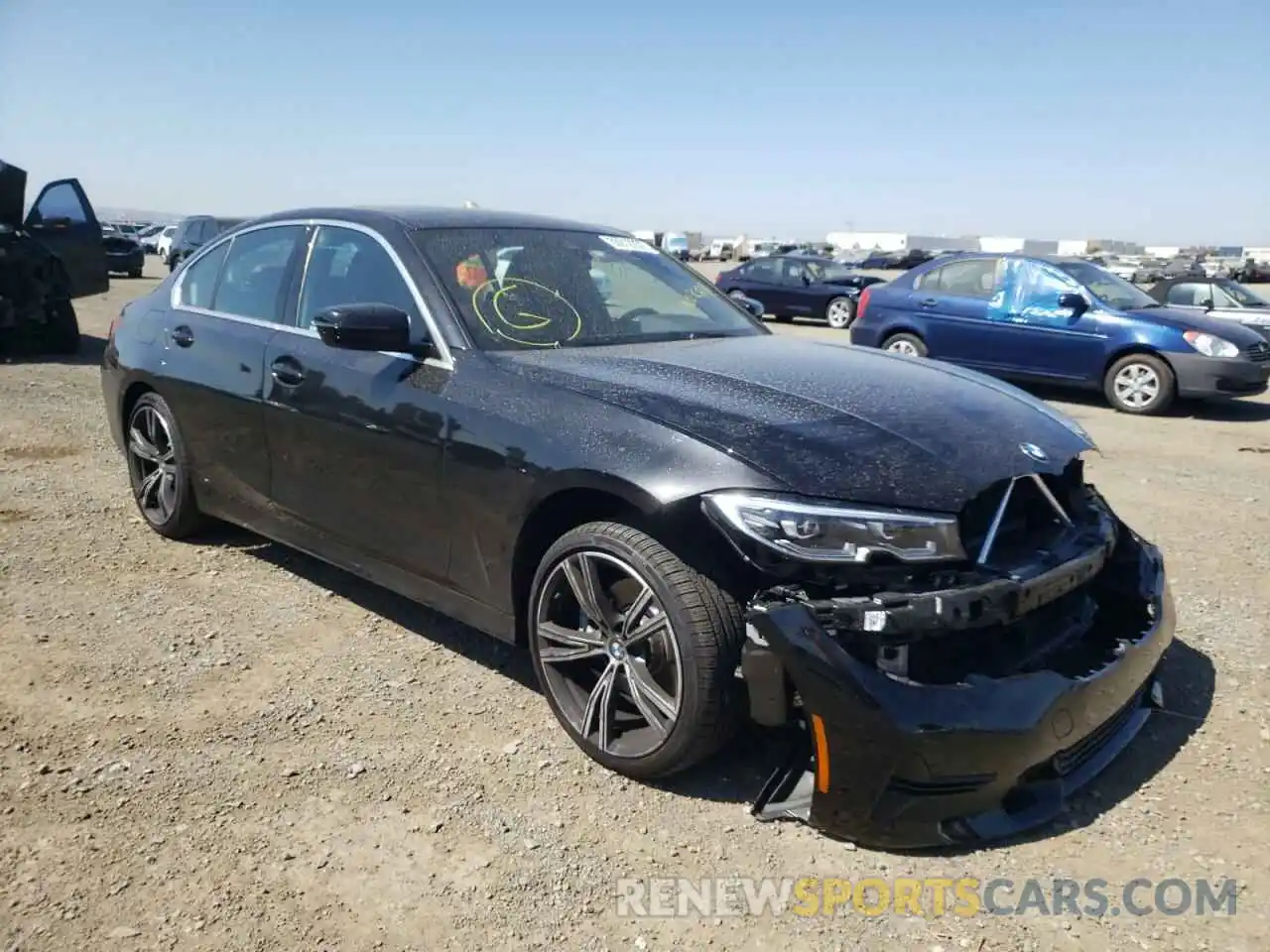 1 Photograph of a damaged car 3MW5R1J0XN8C51182 BMW 3 SERIES 2022