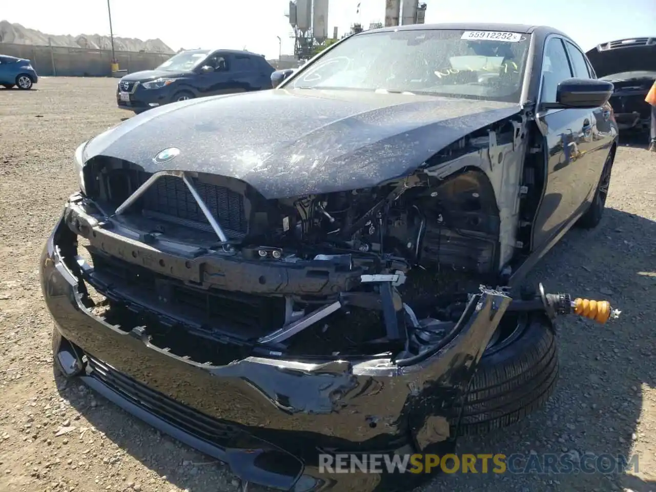 9 Photograph of a damaged car 3MW5R1J0XN8C51182 BMW 3 SERIES 2022