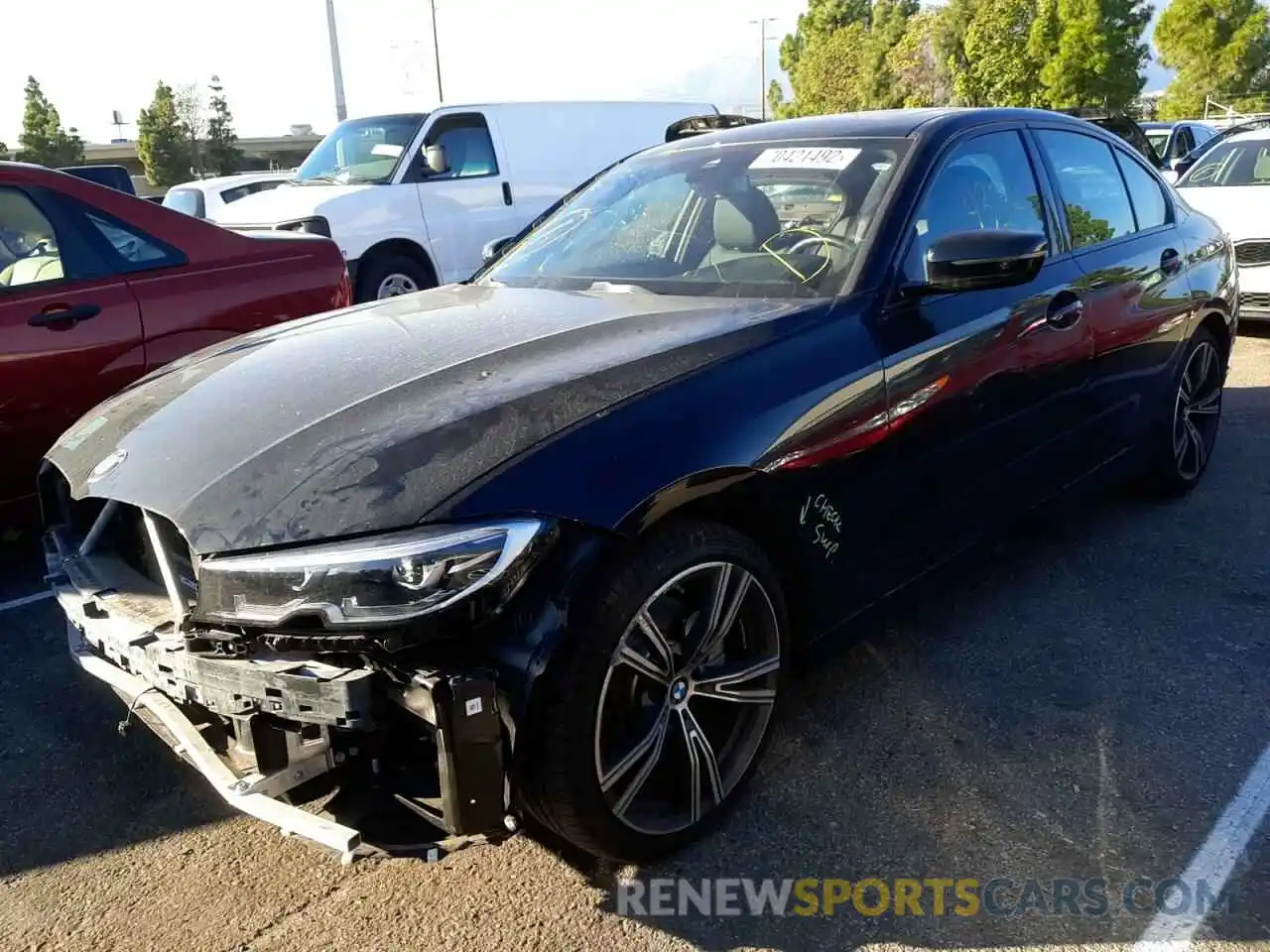 1 Photograph of a damaged car 3MW5R1J0XN8C75403 BMW 3 SERIES 2022